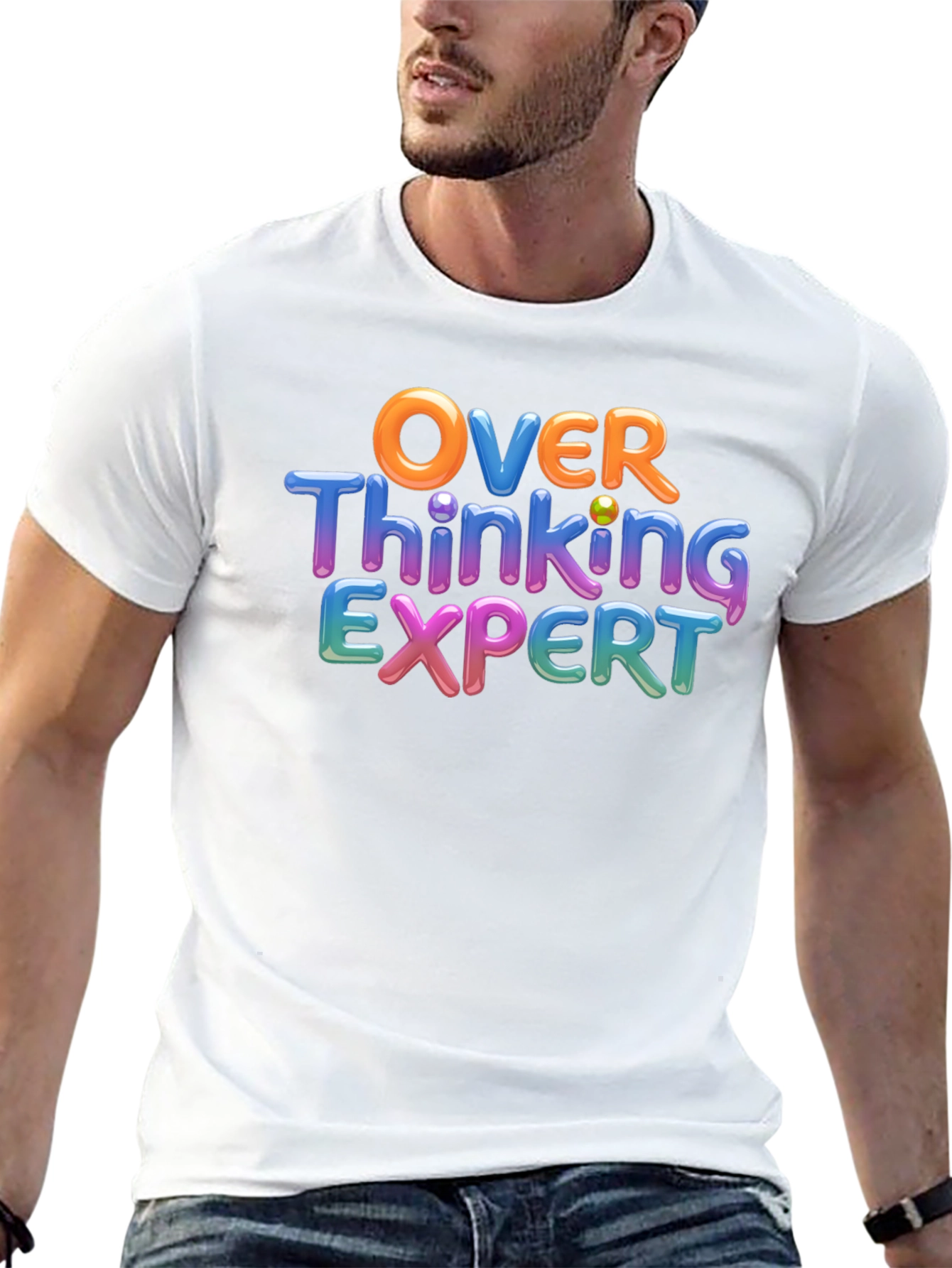 Overthinking Expert Funny Graphic T-Shirt