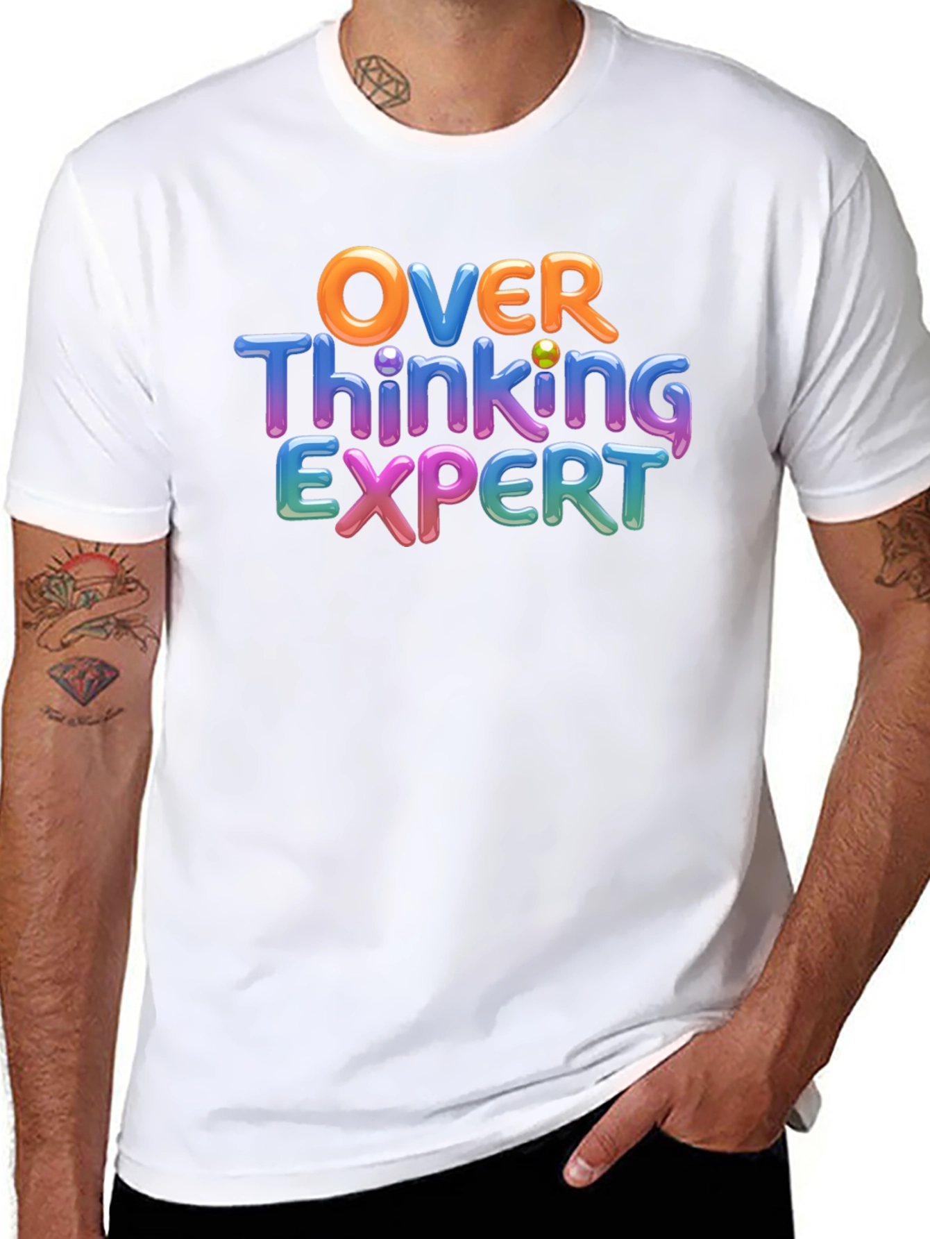 Overthinking Expert Funny Graphic T-Shirt