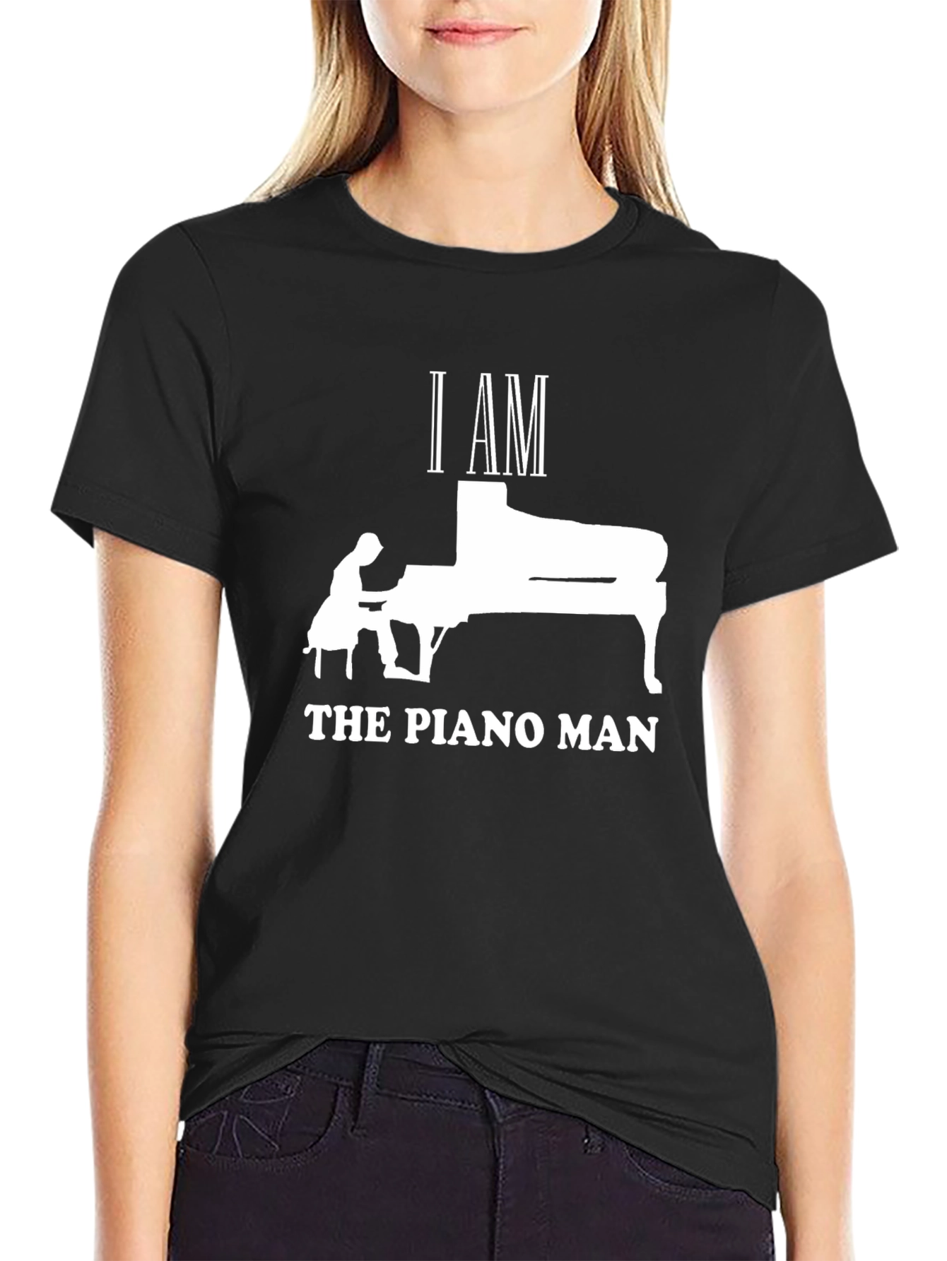 I AM THE PIANO MAN T-Shirt - Musicians Tee