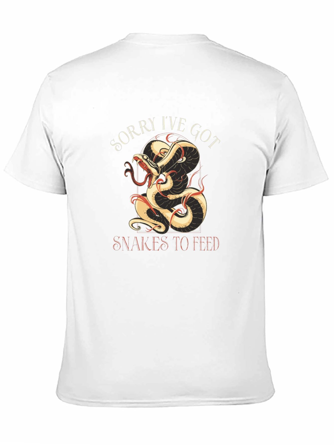 Snakes To Feed Graphic Tee - Black Cotton