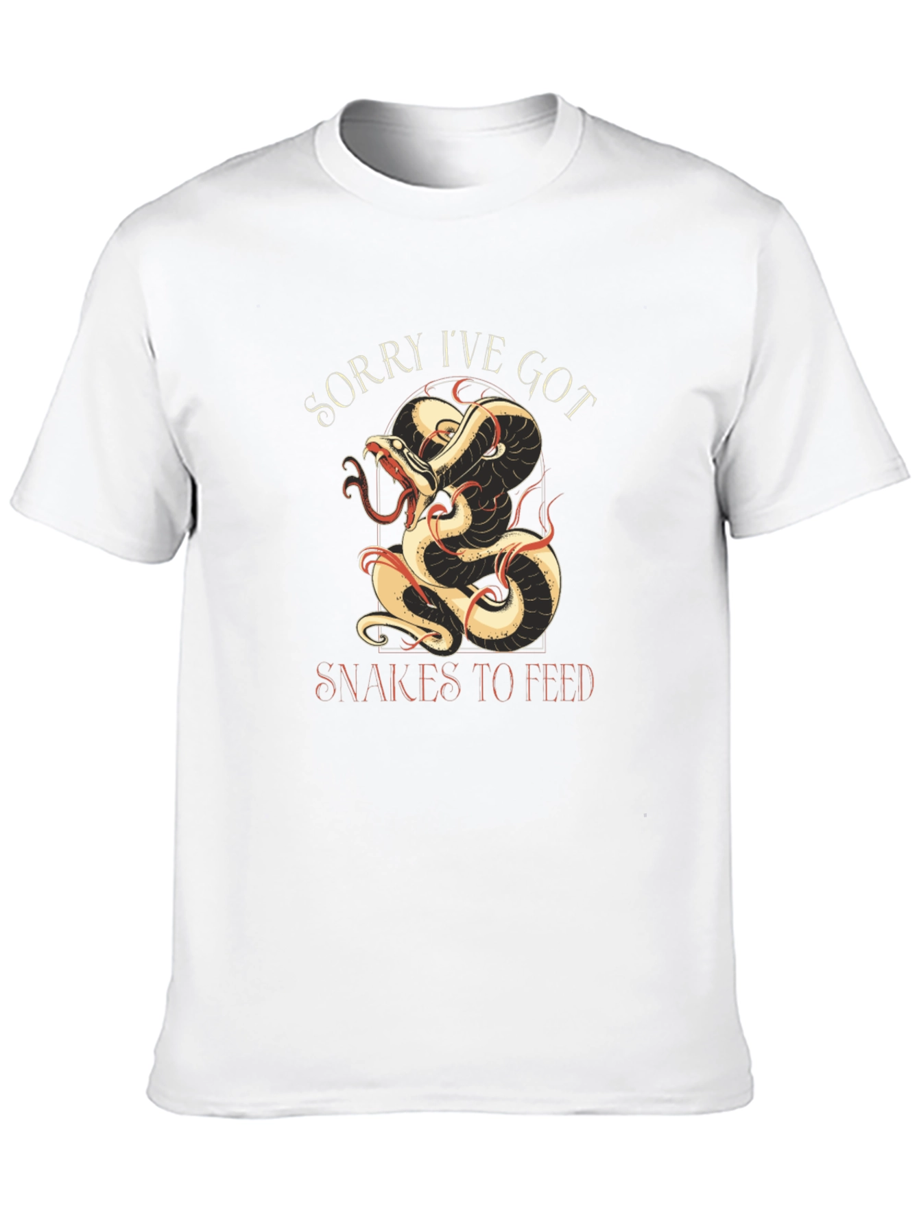 Snakes To Feed Graphic Tee - Black Cotton