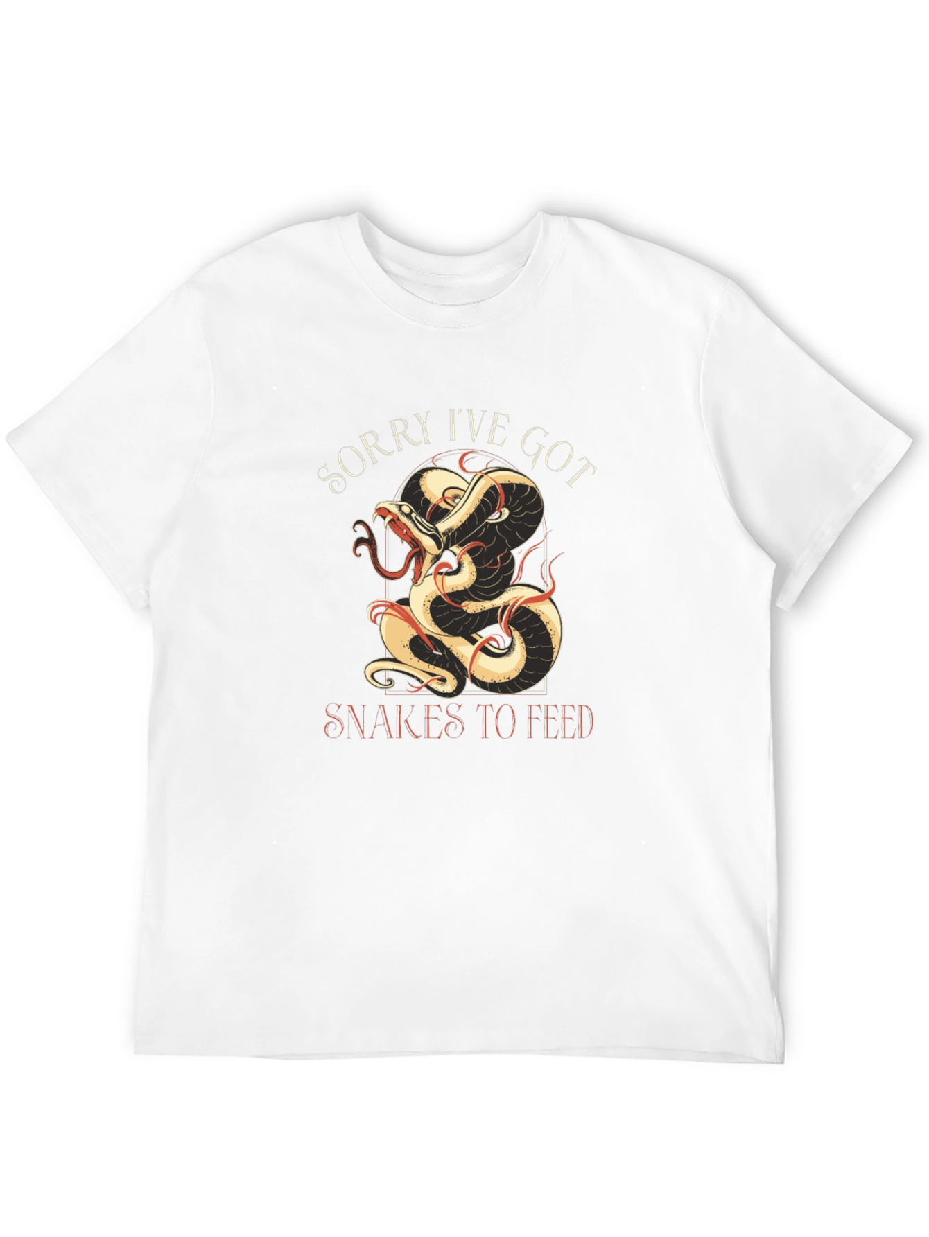 Snakes To Feed Graphic Tee - Black Cotton