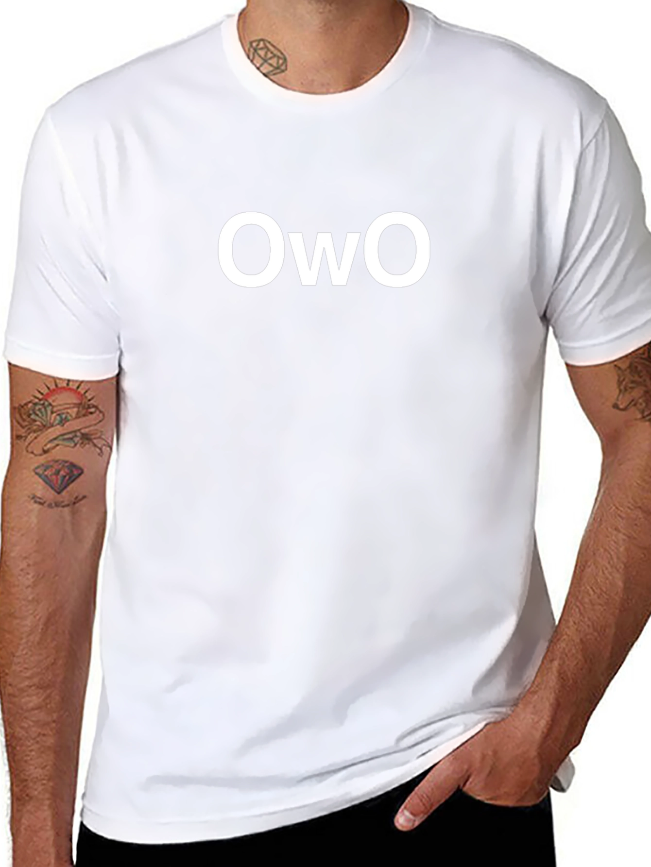 OwO Graphic T-Shirt - Soft Cotton Modern Fit