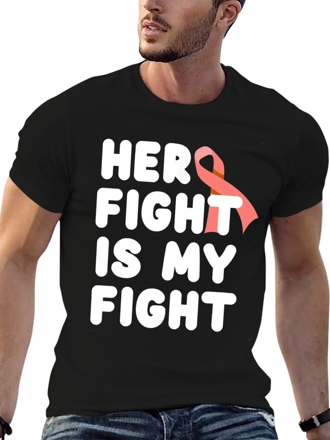 Her Fight Is My Fight Cancer Awareness T-Shirt