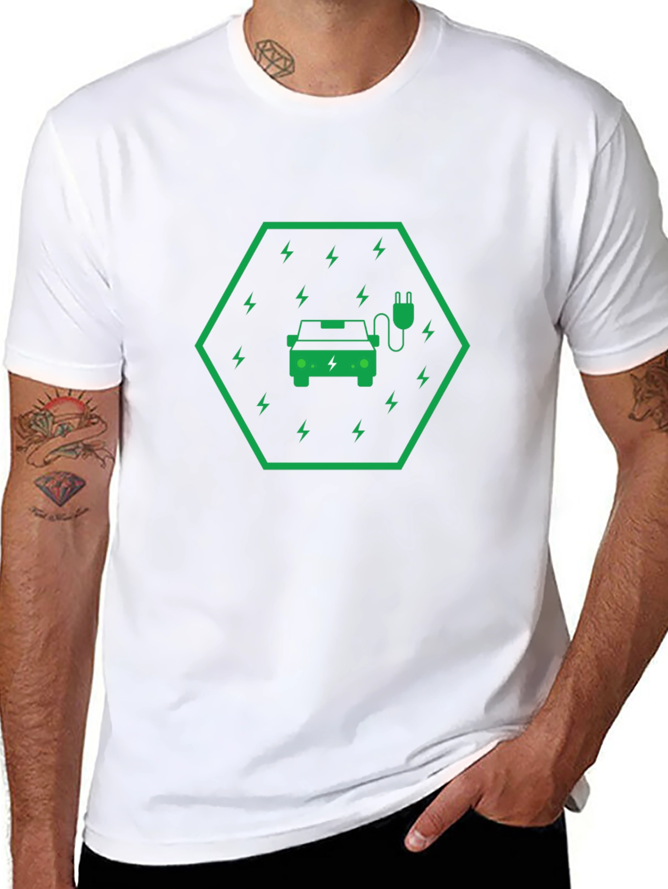 Electric Car T-Shirt - Charge Up Your Style!