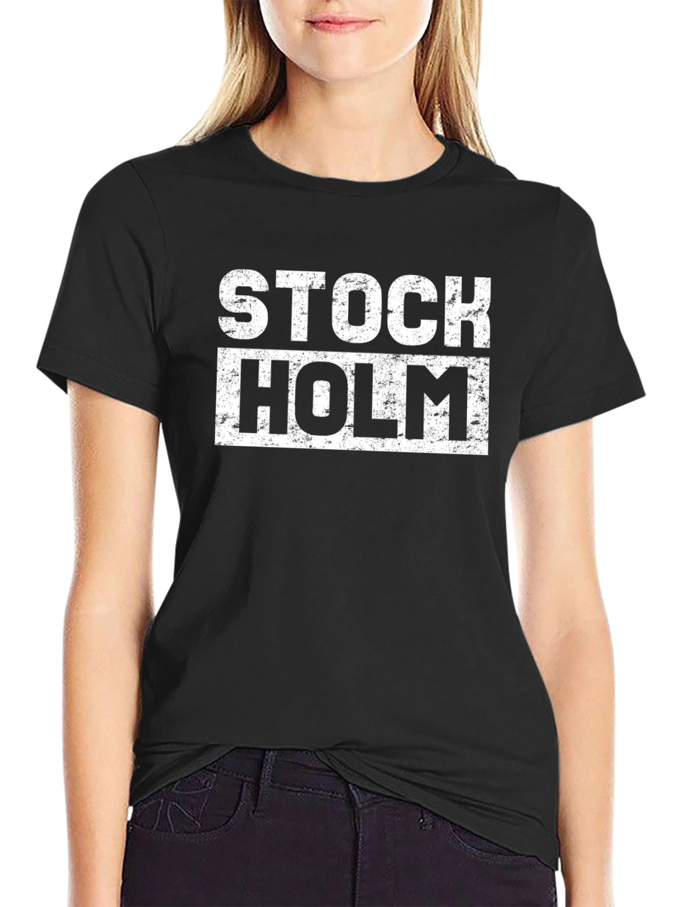 Stockholm Tee - Distressed Graphic T-Shirt
