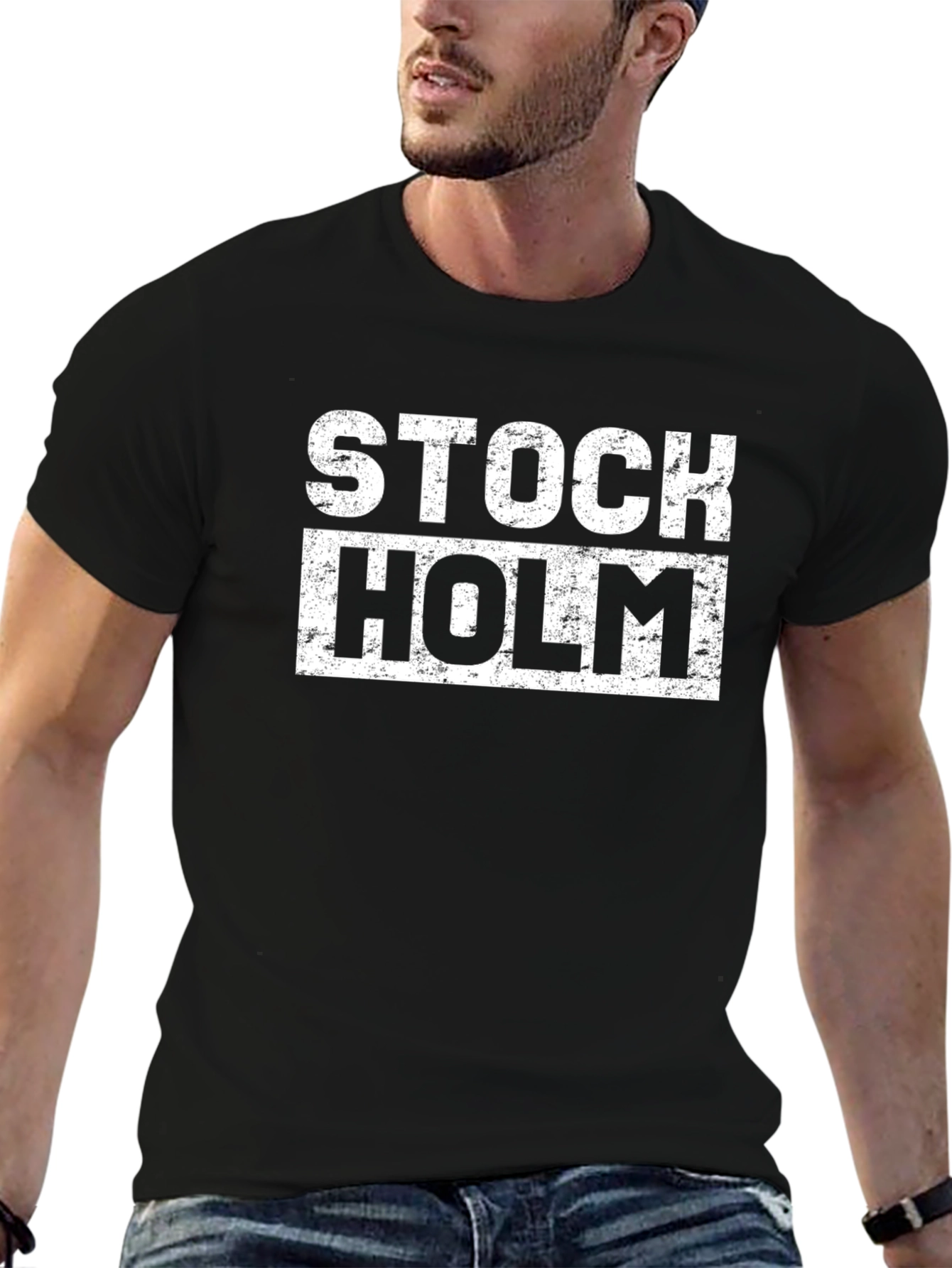 Stockholm Tee - Distressed Graphic T-Shirt
