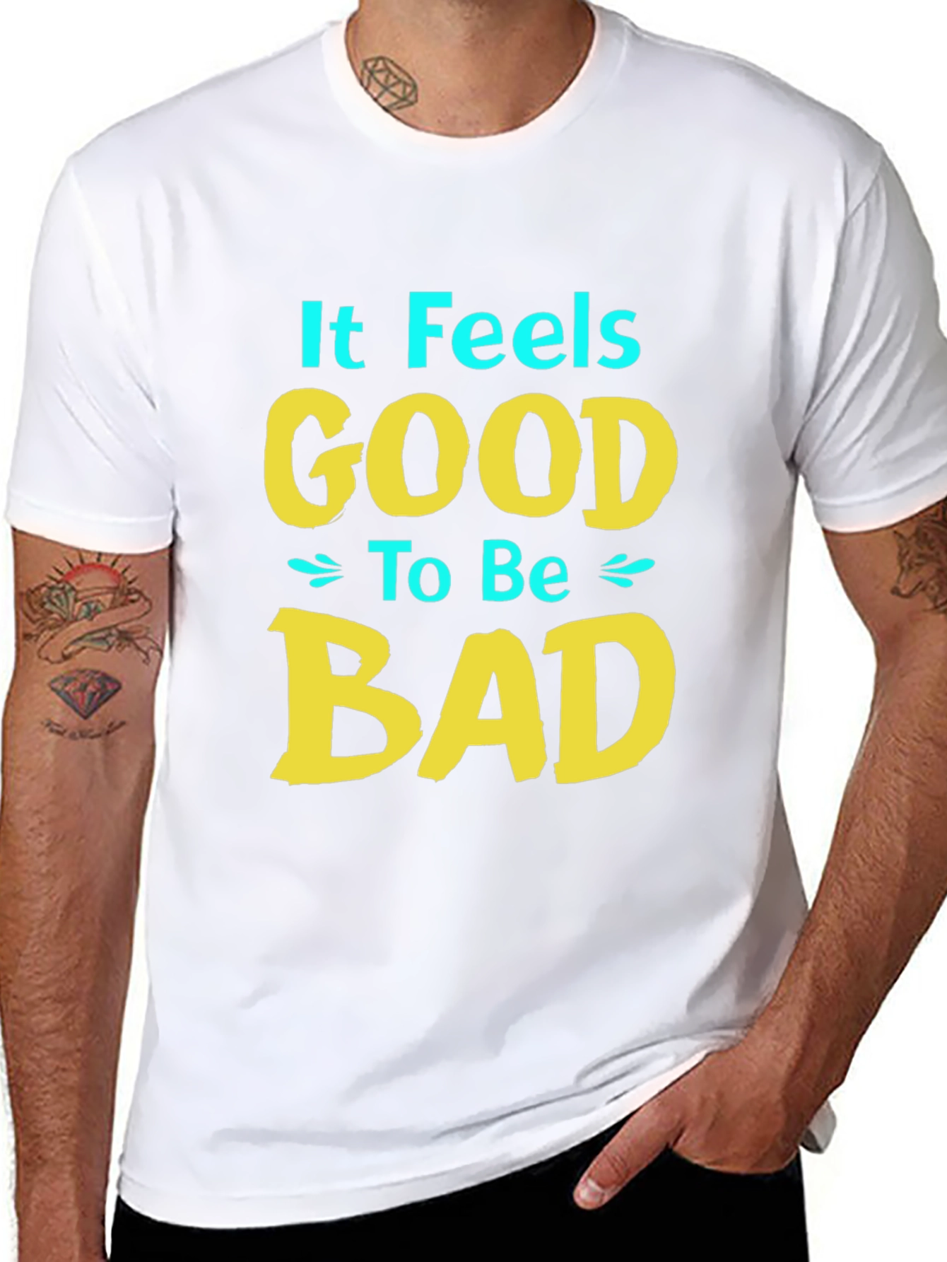 It Feels Good to Be Bad T-Shirt - Black