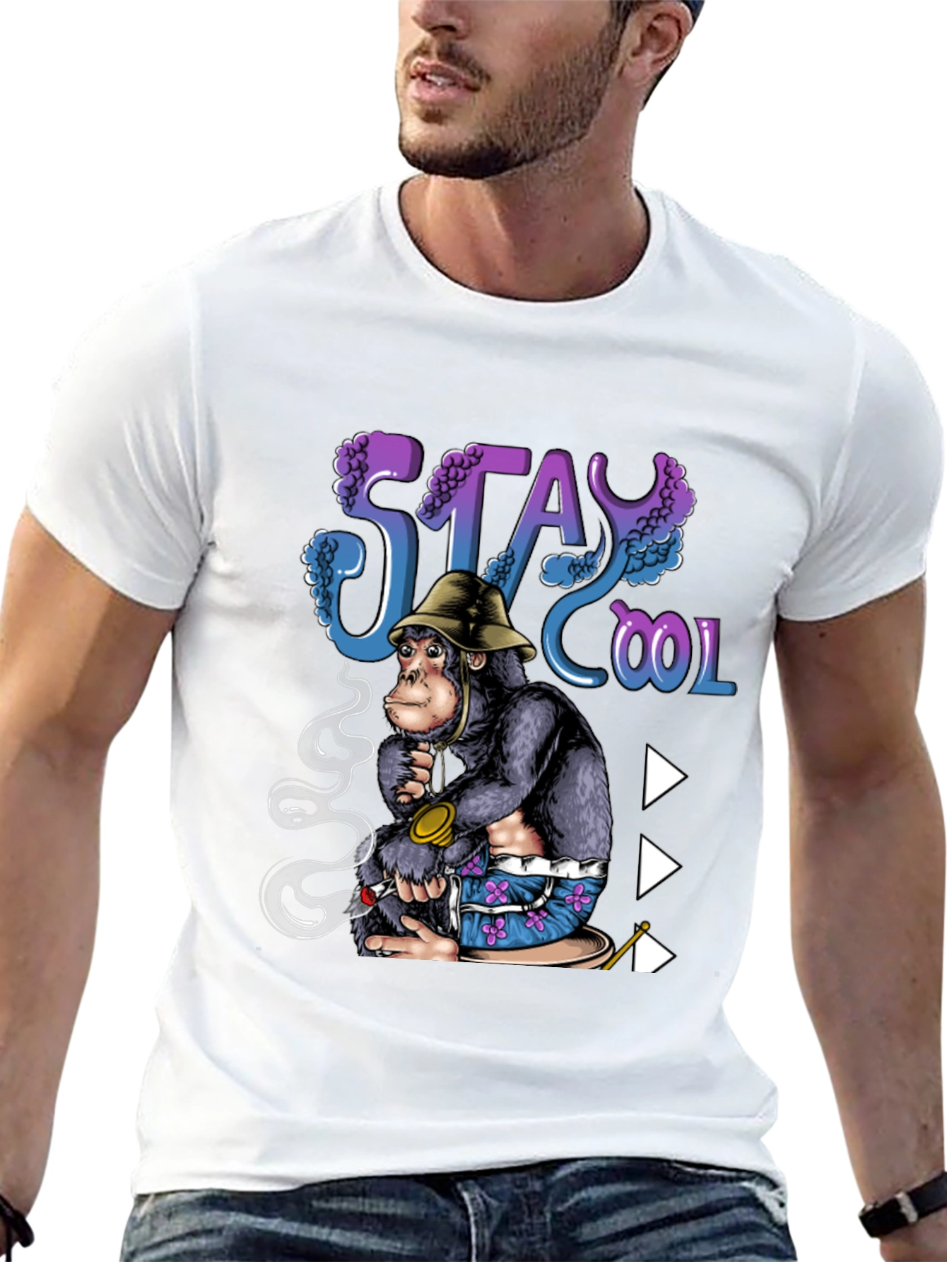 Stay Cool Monkey Graphic Tee