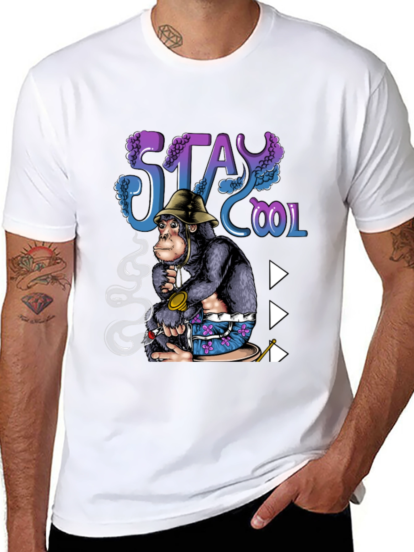 Stay Cool Monkey Graphic Tee