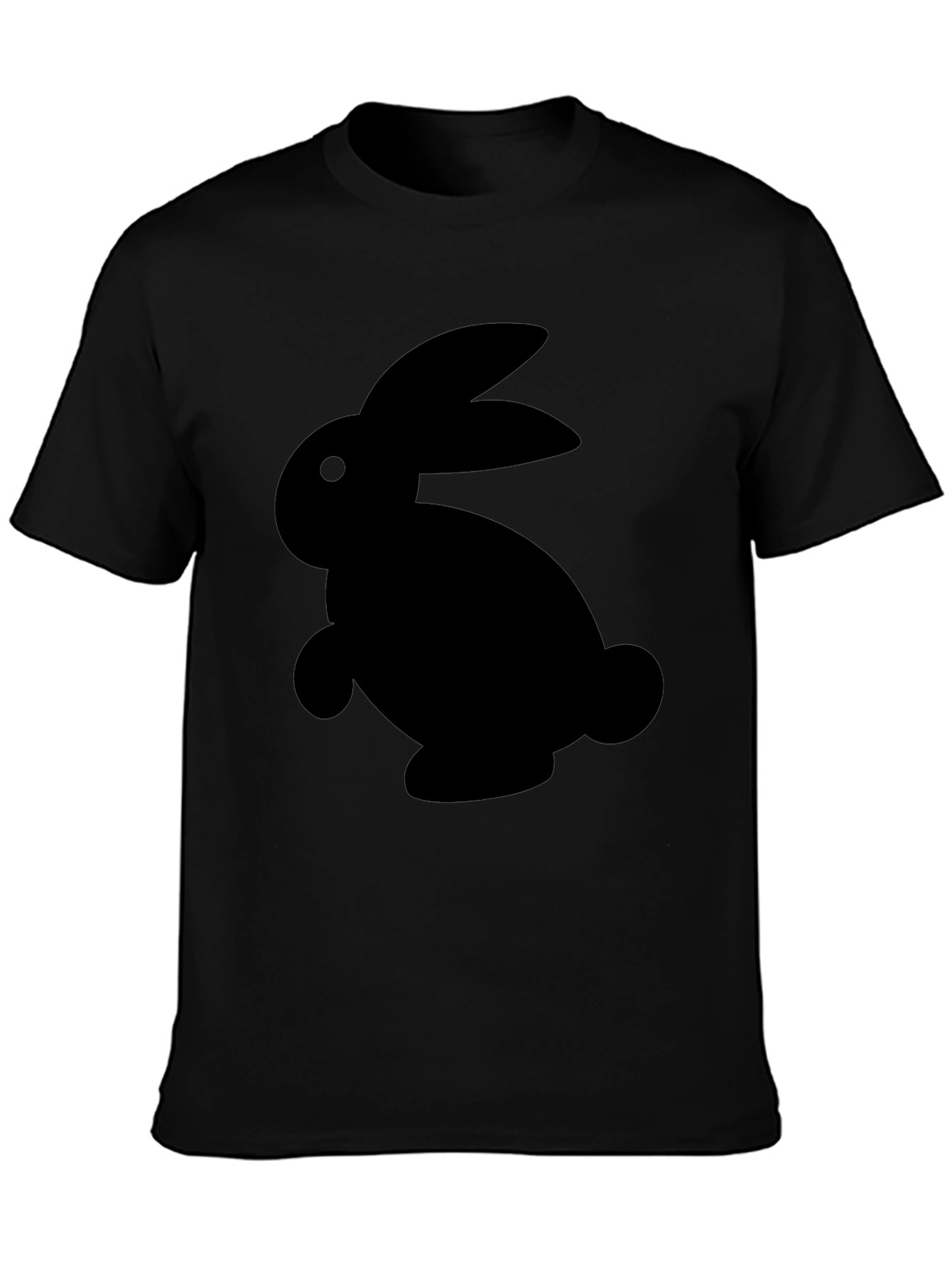 Black Rabbit Graphic T-Shirt - Casual Comfort