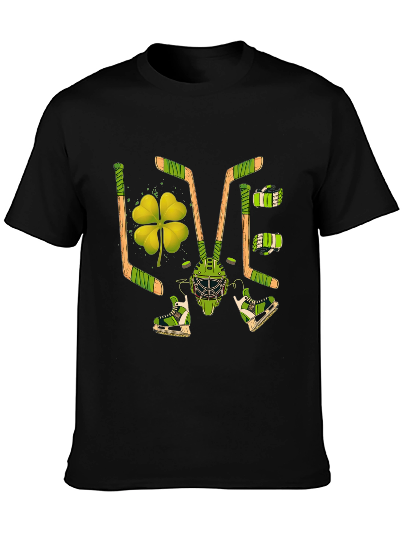 St. Patricks Day Hockey Graphic Tee