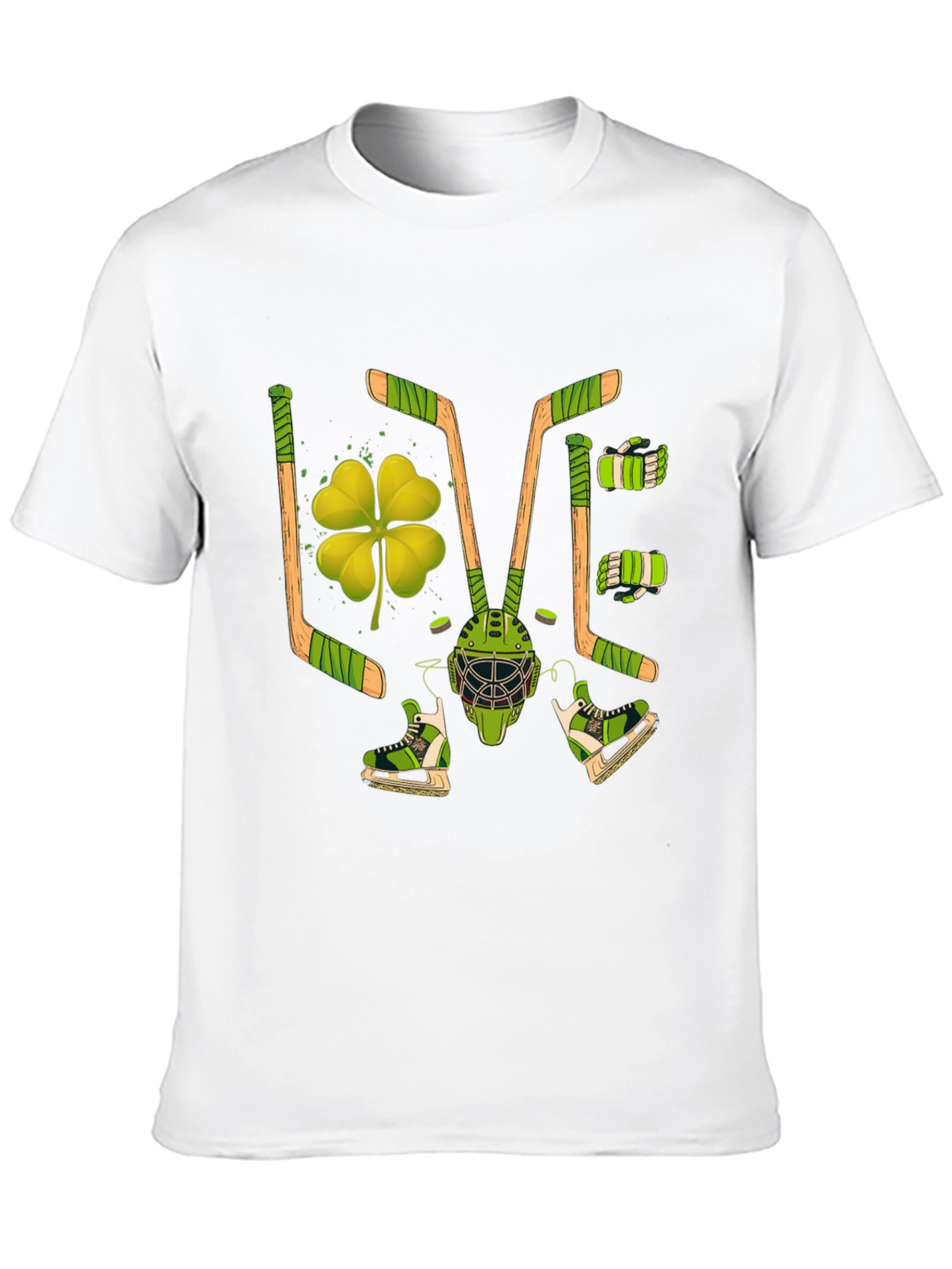 St. Patricks Day Hockey Graphic Tee