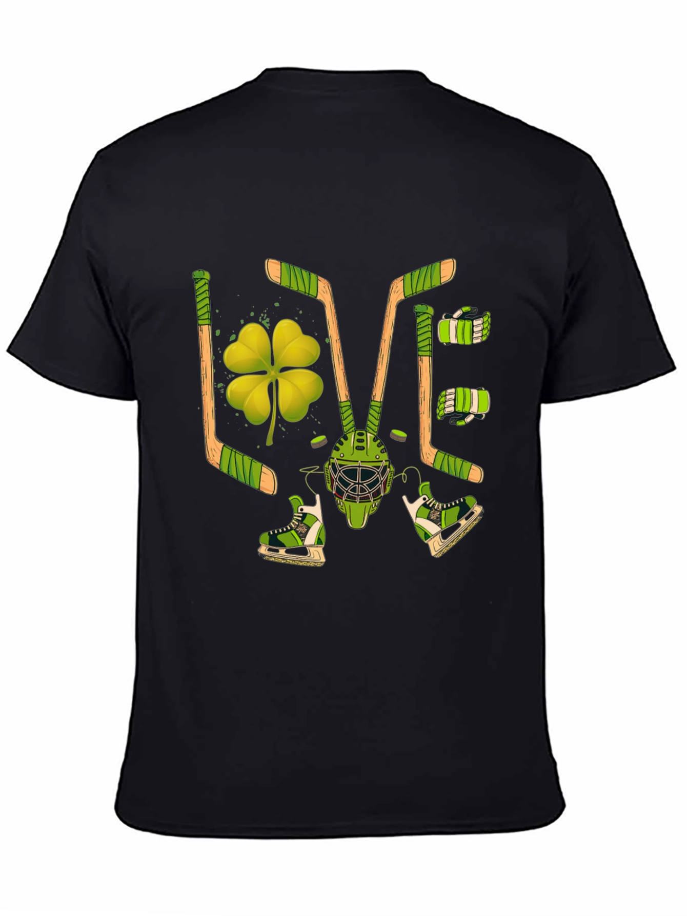 St. Patricks Day Hockey Graphic Tee