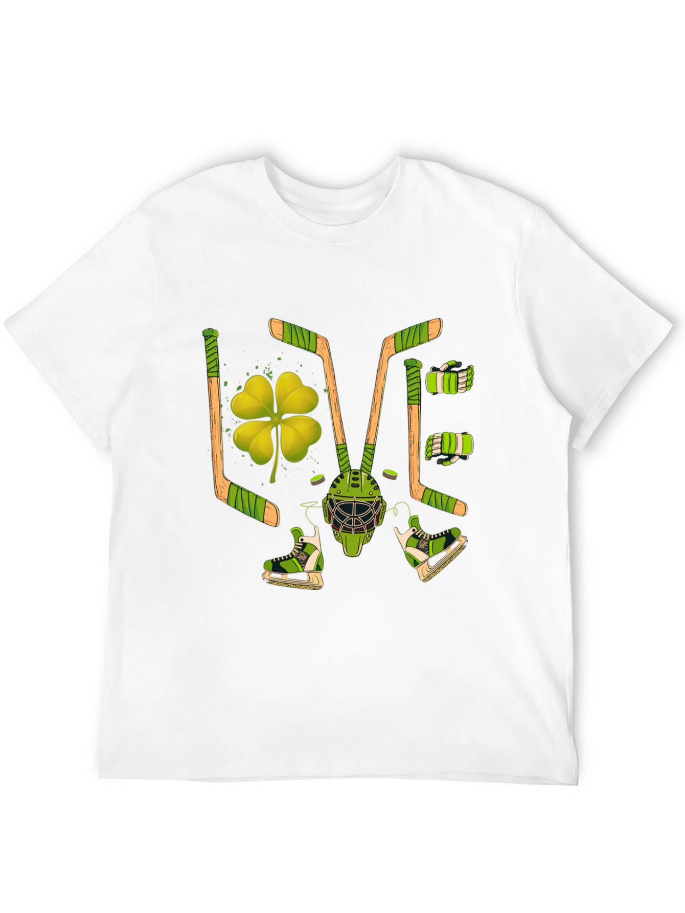 St. Patricks Day Hockey Graphic Tee