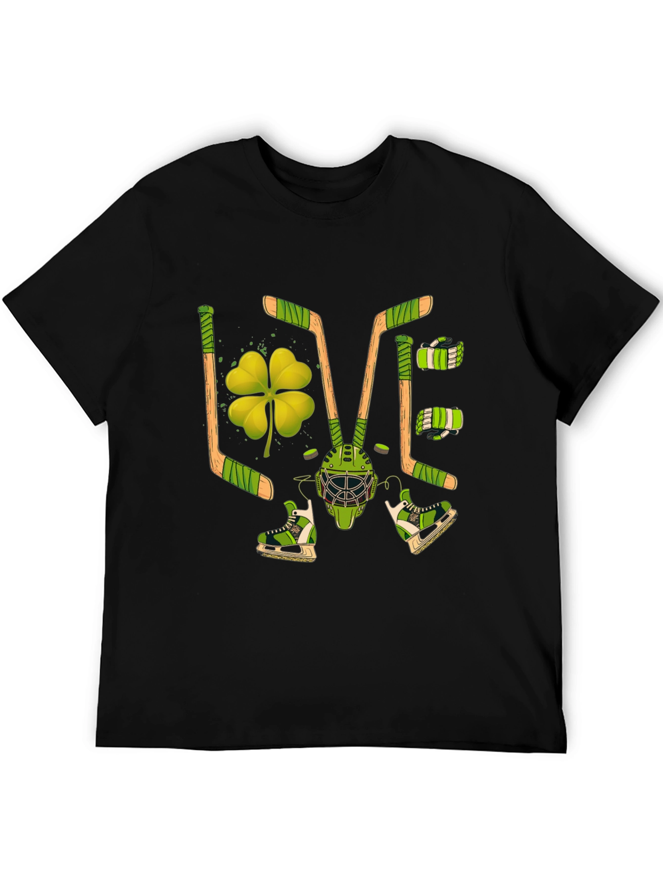 St. Patricks Day Hockey Graphic Tee