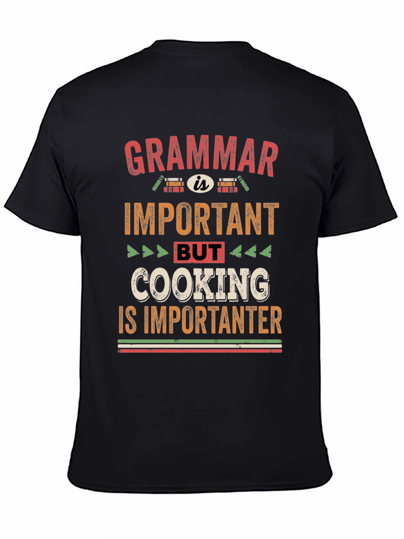 Grammar vs Cooking T-Shirt