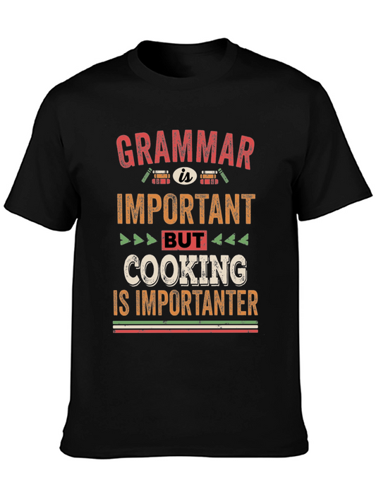 Grammar vs Cooking T-Shirt