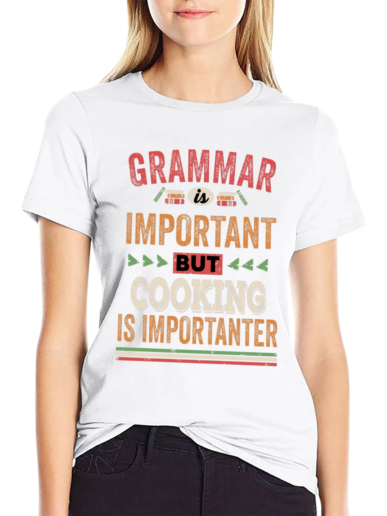 Grammar vs Cooking T-Shirt