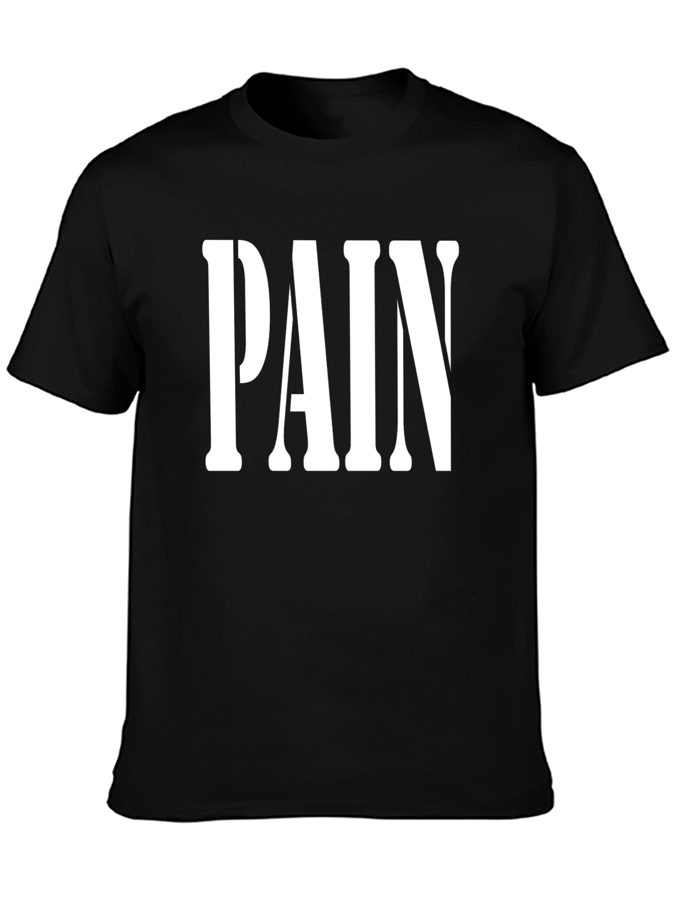 Pain Graphic T-Shirt - Classic Black Tee