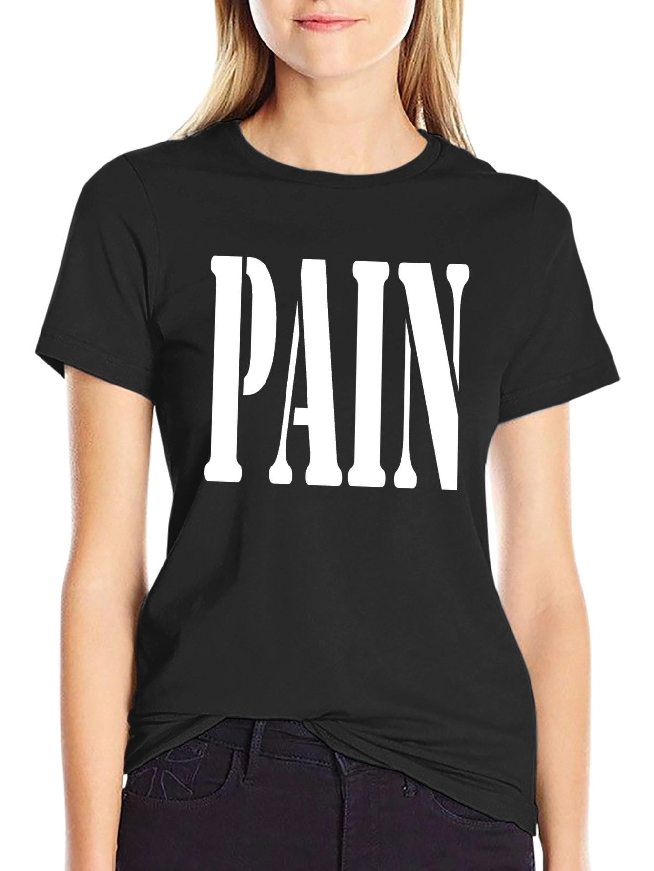 Pain Graphic T-Shirt - Classic Black Tee
