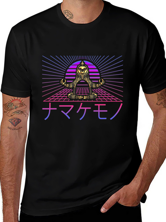 Zen Sloth Retro T-Shirt