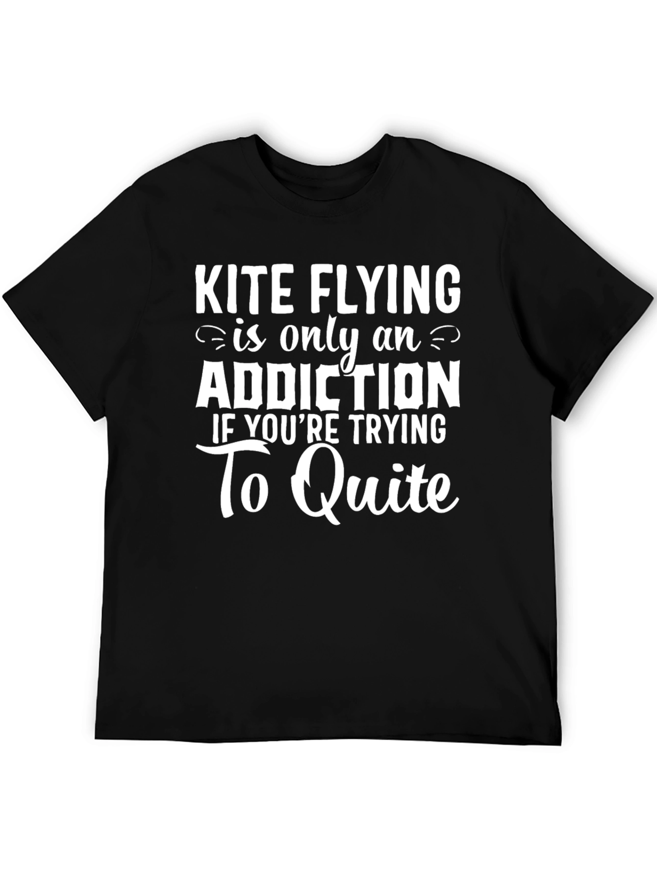 Kite Flying Addiction Funny Graphic Tee