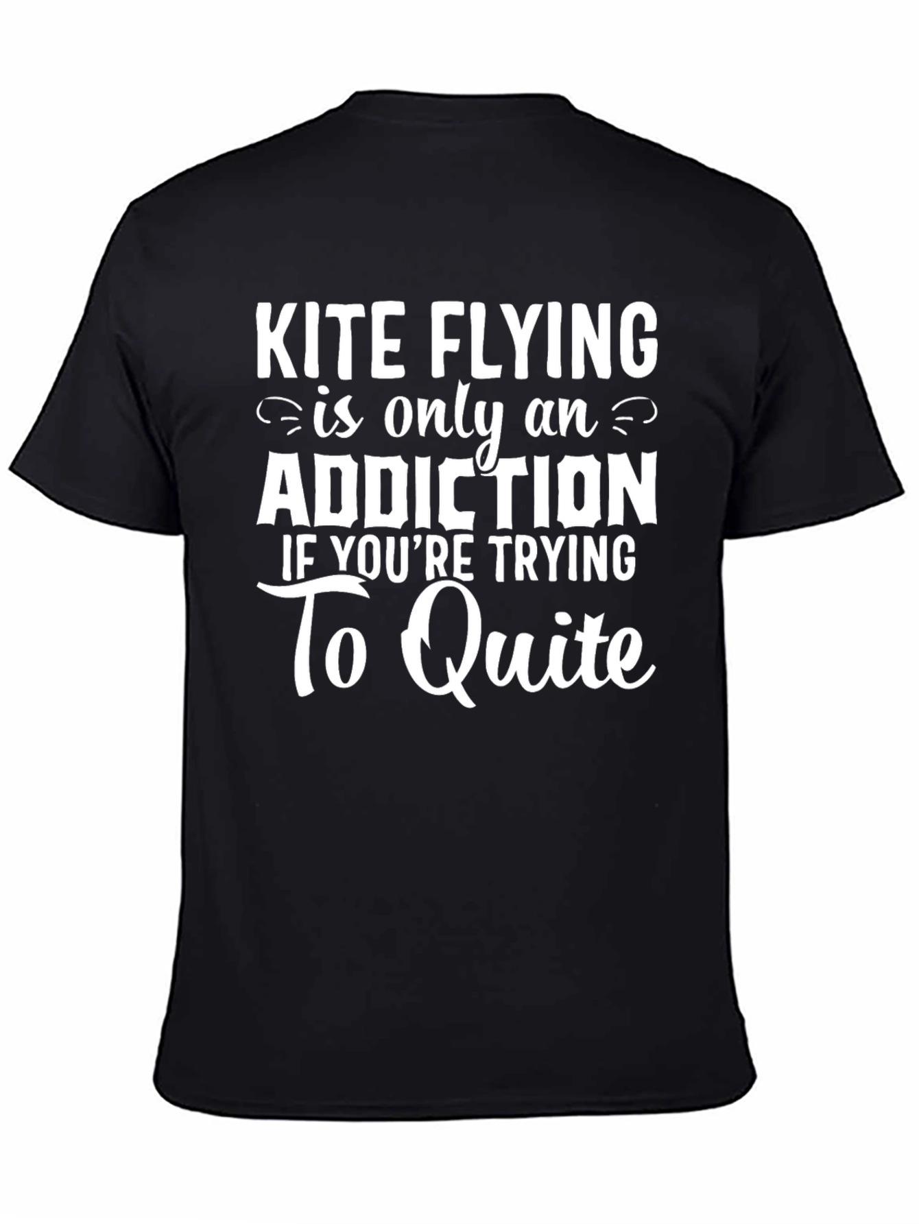 Kite Flying Addiction Funny Graphic Tee