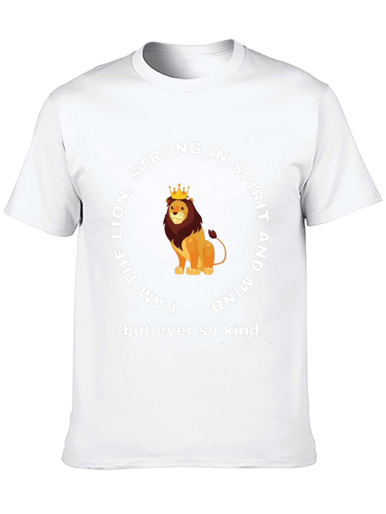 Lion Strong in Spirit & Mind Graphic T-Shirt