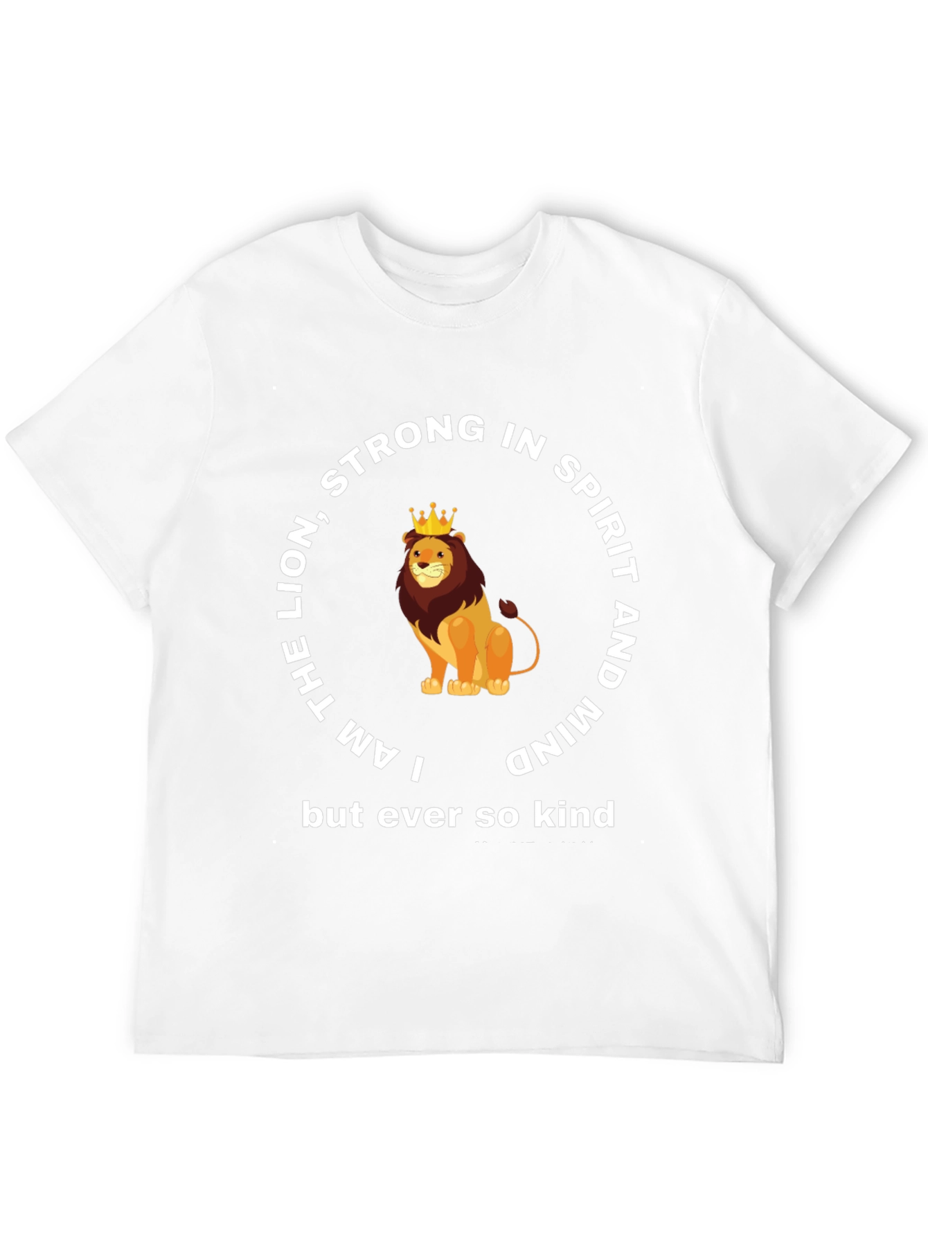 Lion Strong in Spirit & Mind Graphic T-Shirt