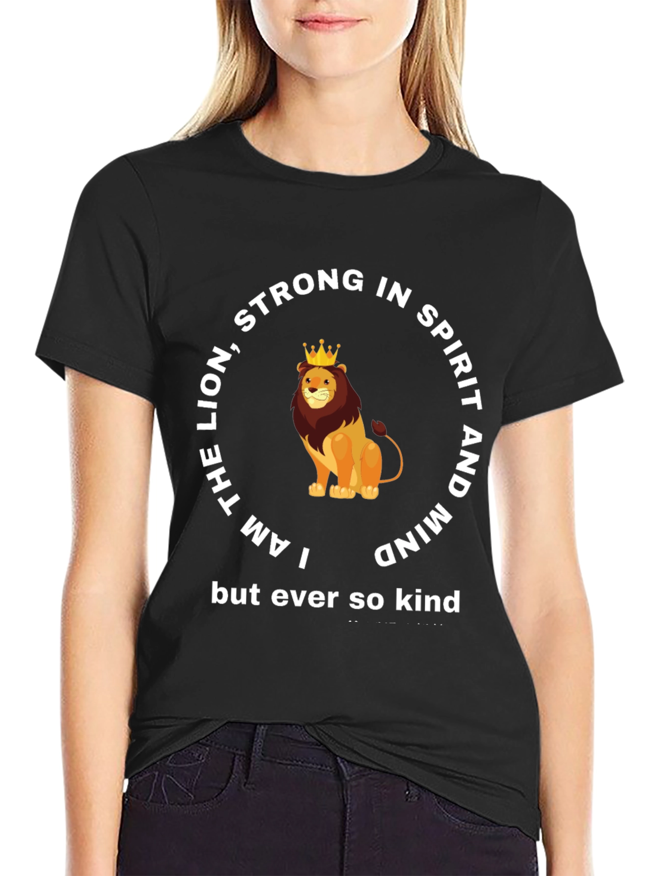 Lion Strong in Spirit & Mind Graphic T-Shirt