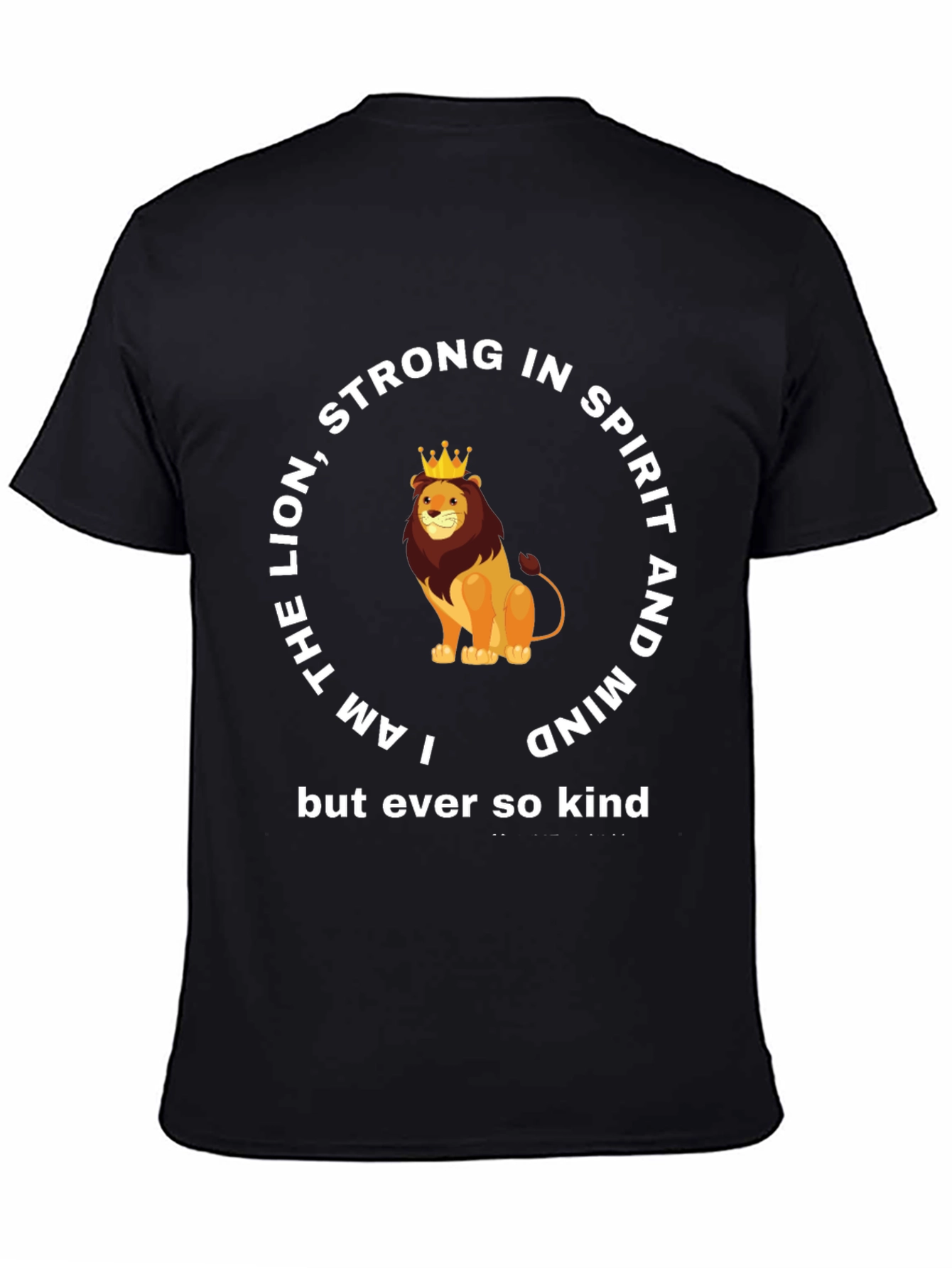 Lion Strong in Spirit & Mind Graphic T-Shirt