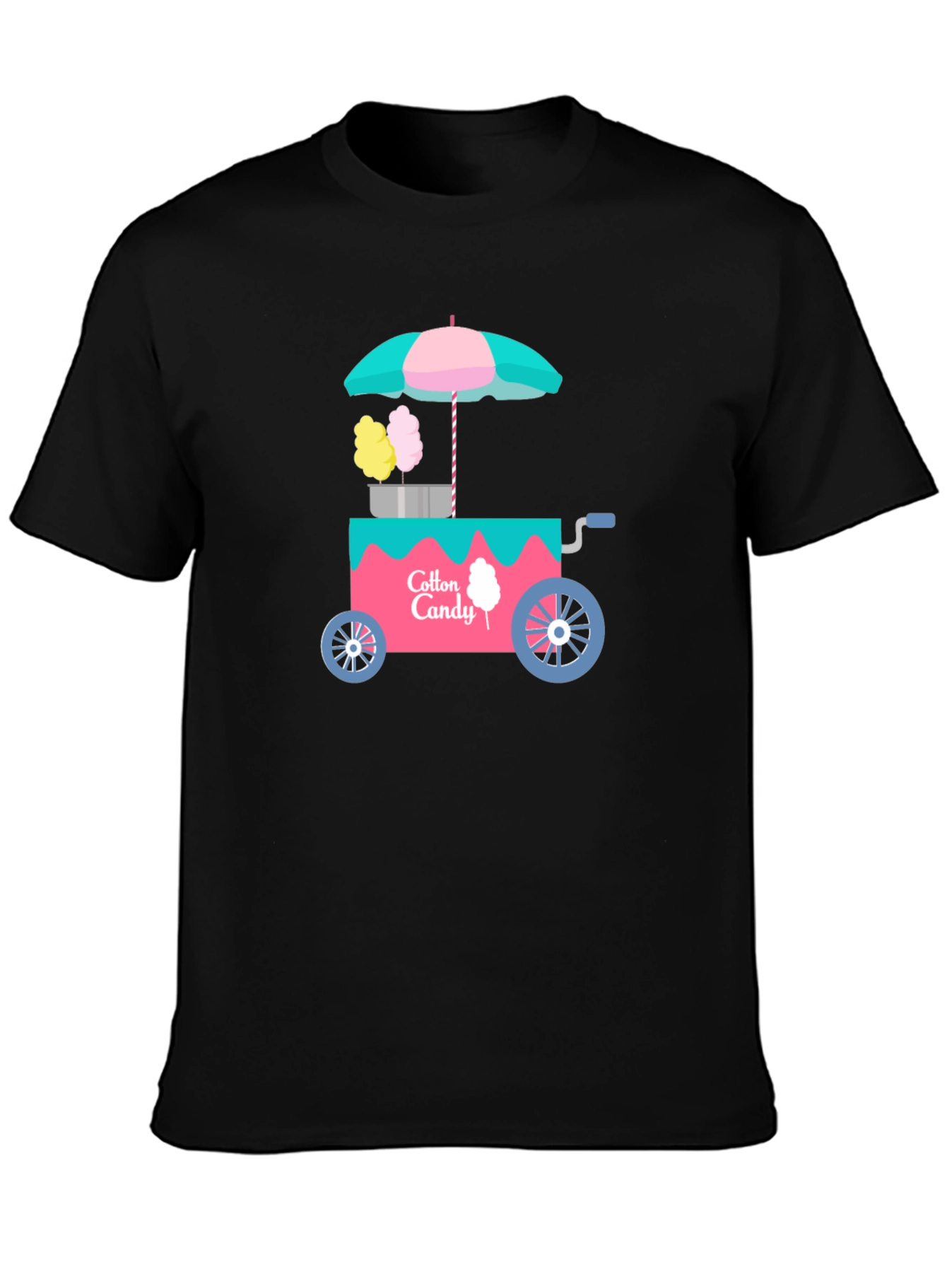Cotton Candy Cart Graphic T-Shirt