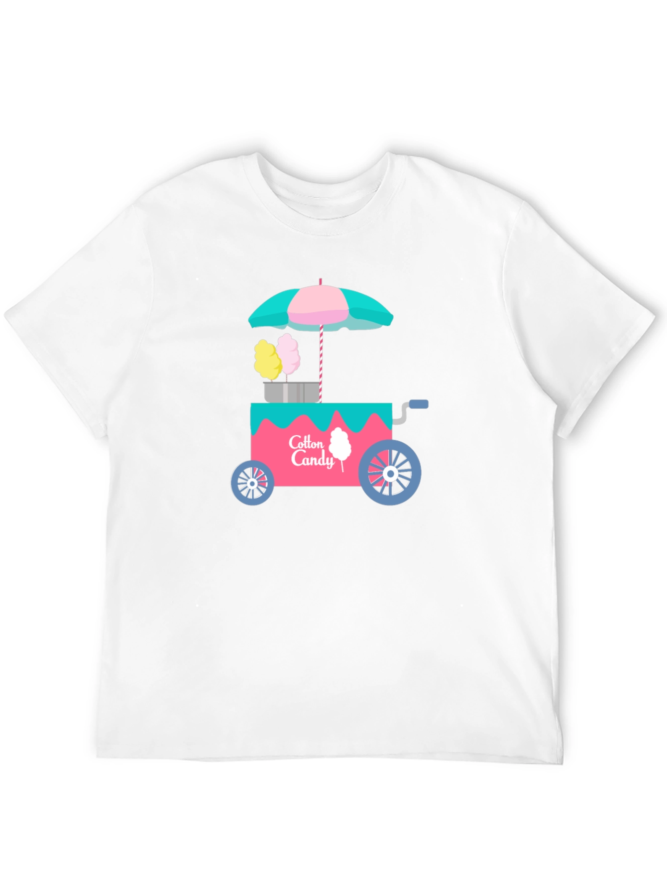 Cotton Candy Cart Graphic T-Shirt