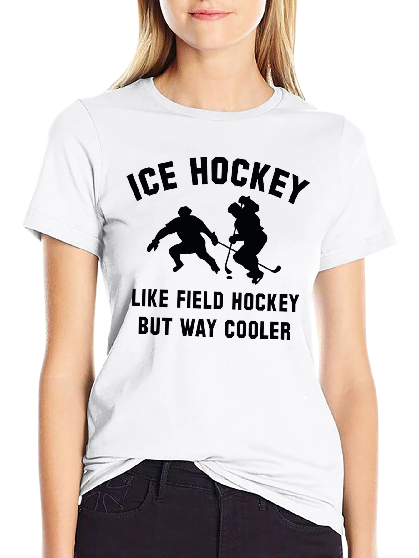 Ice Hockey Tee - Funny Sports Graphic T-Shirt