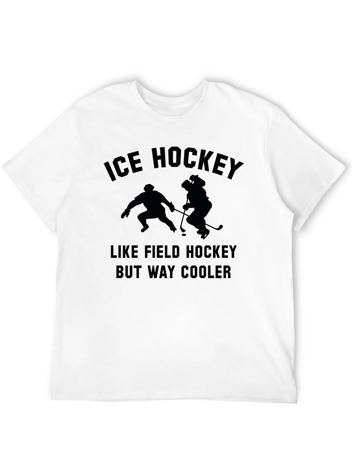 Ice Hockey Tee - Funny Sports Graphic T-Shirt