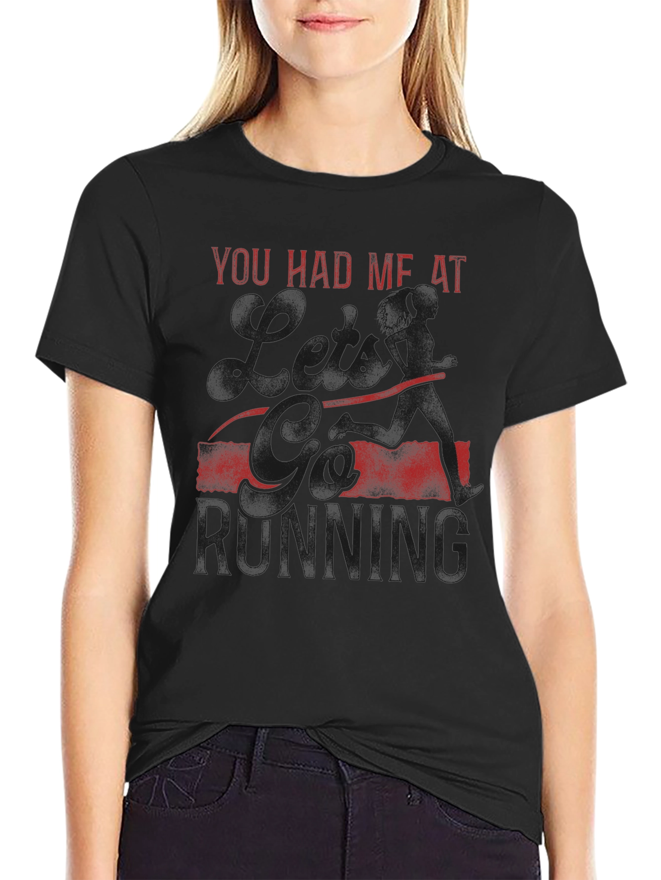 You Had Me At Running Graphic T-Shirt