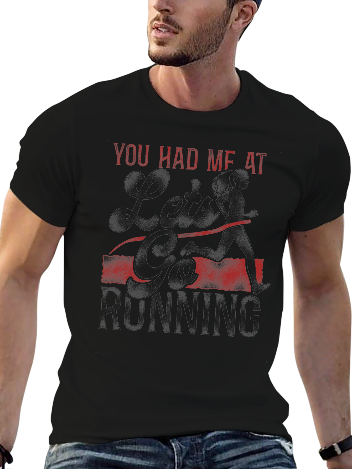 You Had Me At Running Graphic T-Shirt