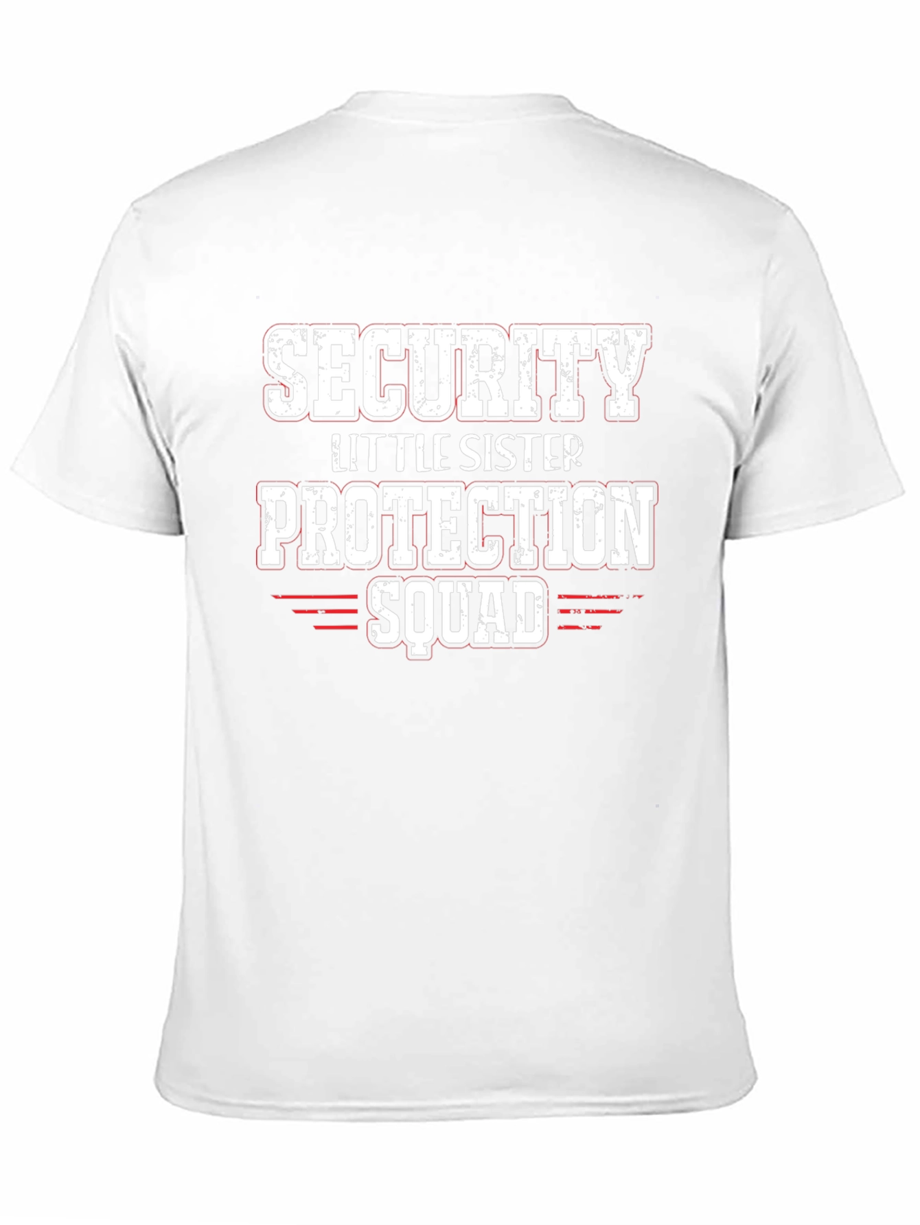 Security Little Sister Protection Squad Graphic Tee