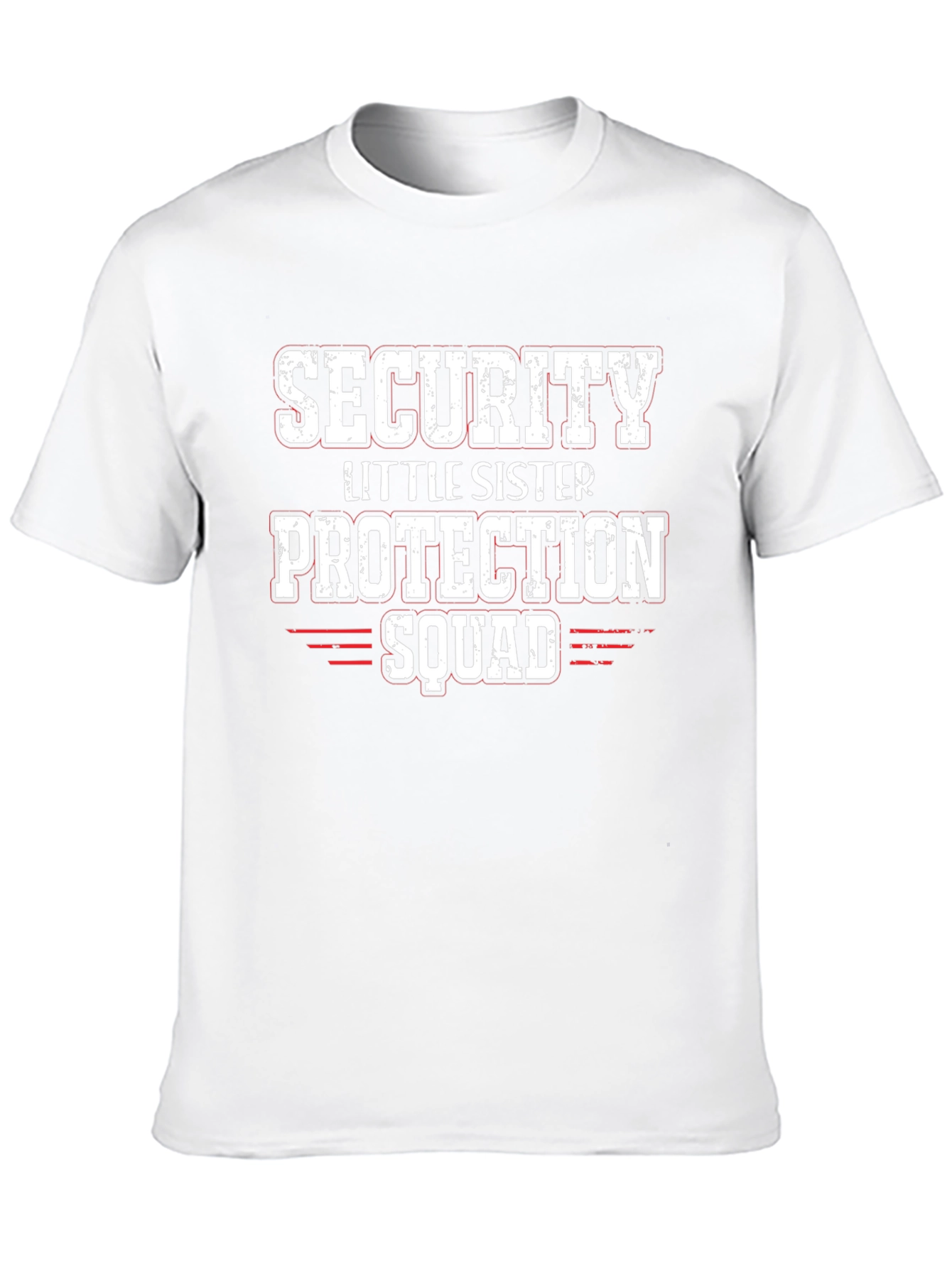 Security Little Sister Protection Squad Graphic Tee