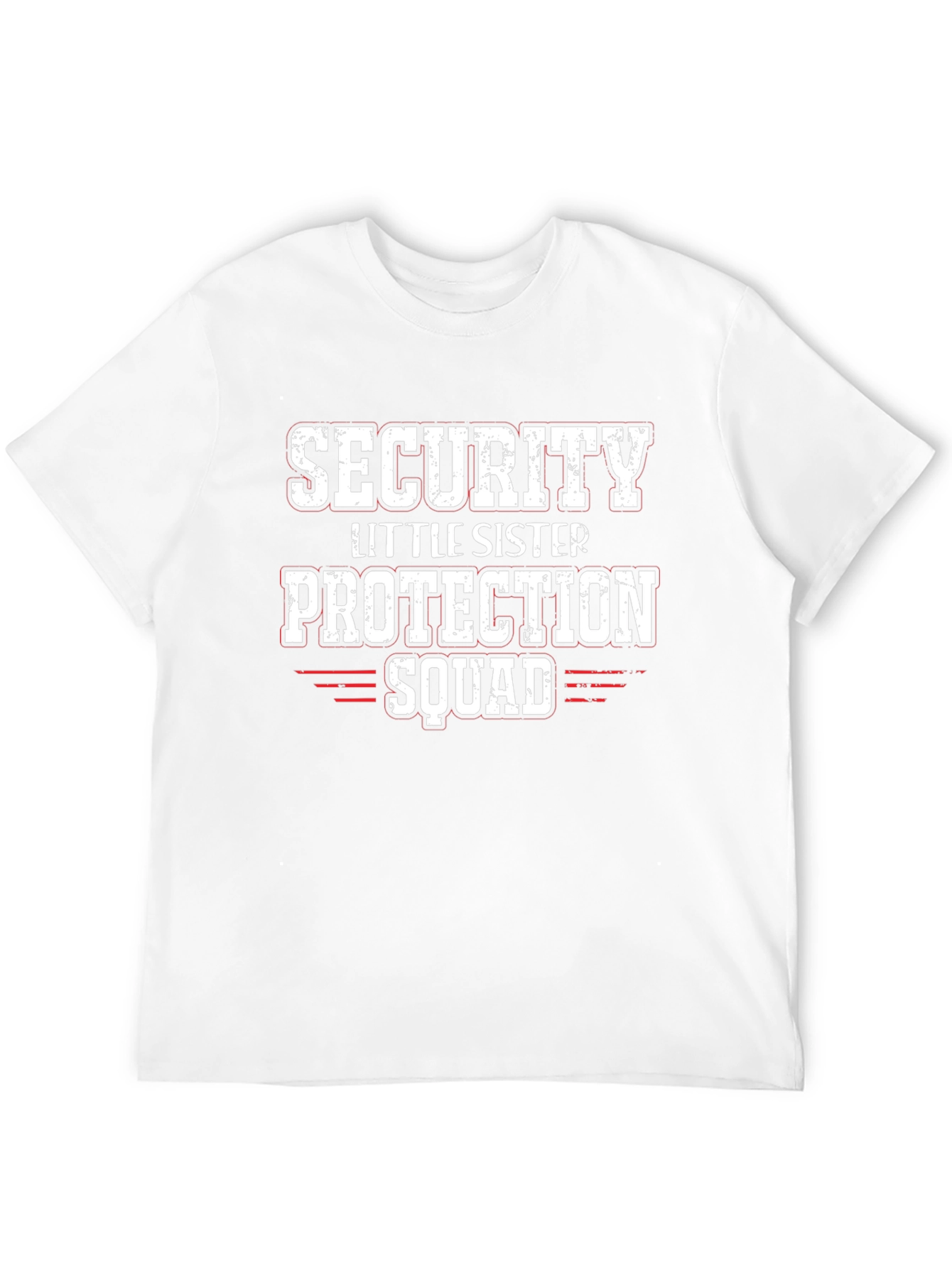 Security Little Sister Protection Squad Graphic Tee