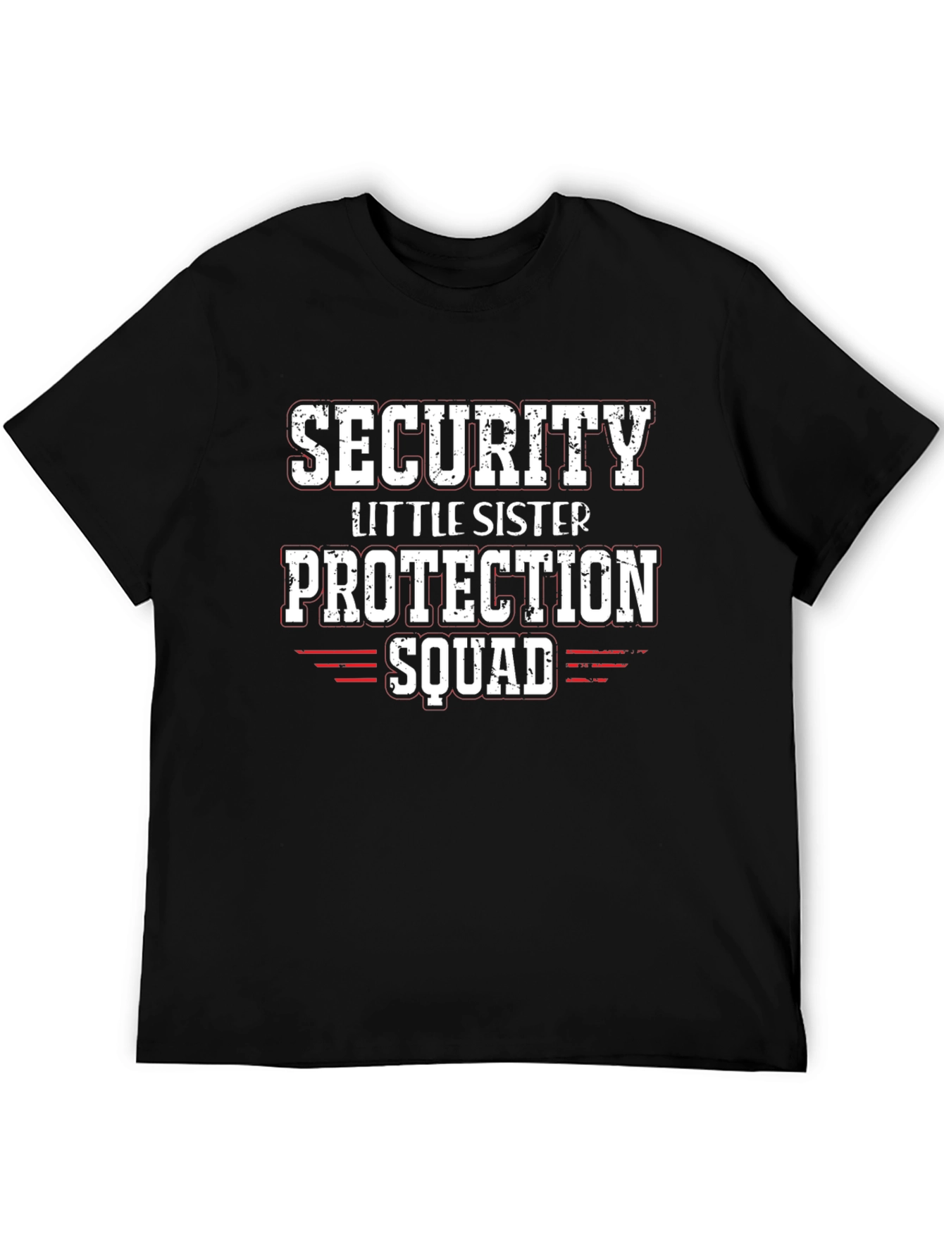 Security Little Sister Protection Squad Graphic Tee