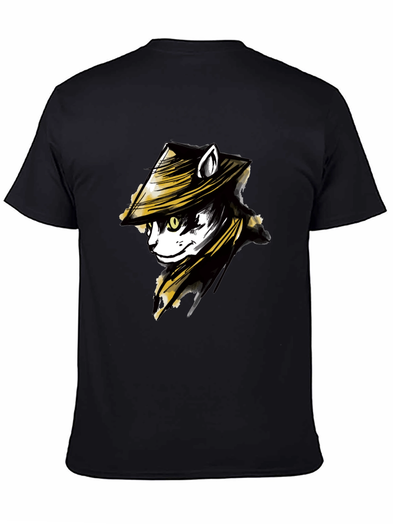 Samurai Cat T-Shirt - Unique Graphic Tee