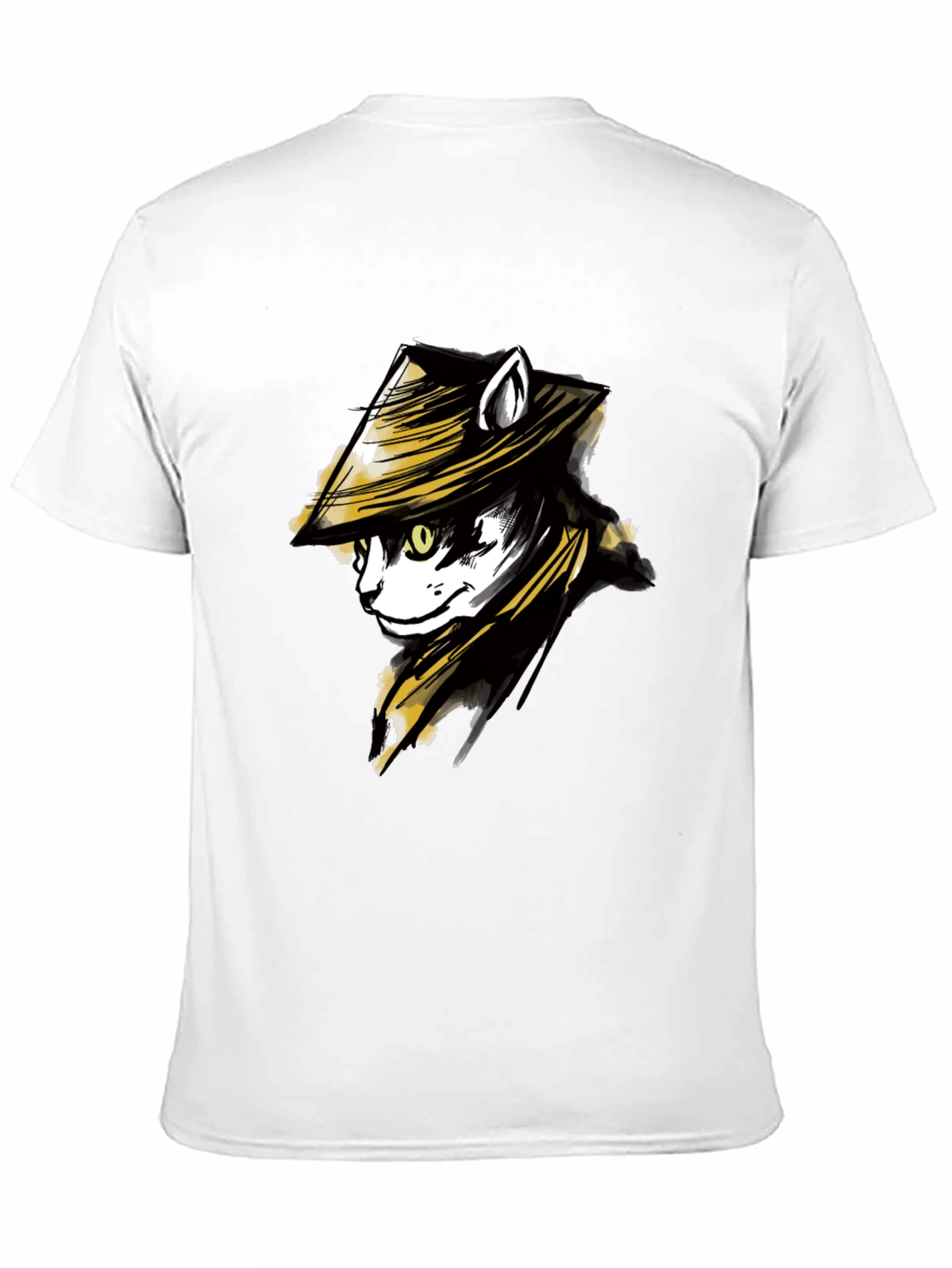 Samurai Cat T-Shirt - Unique Graphic Tee