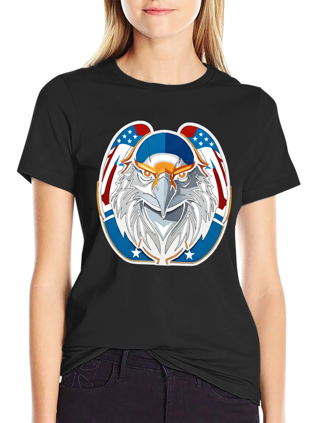 Patriotic Eagle Graphic Tee