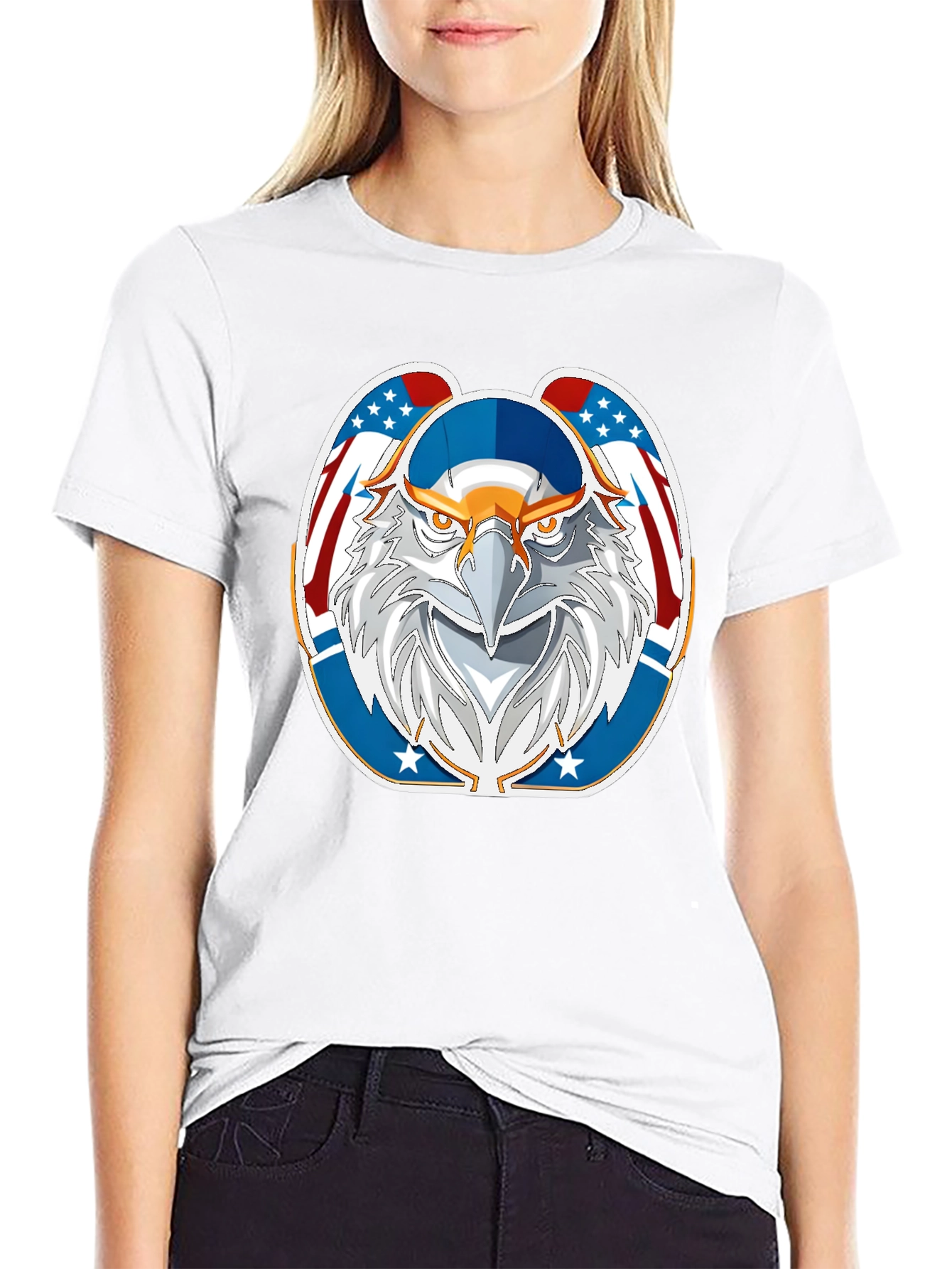 Patriotic Eagle Graphic Tee