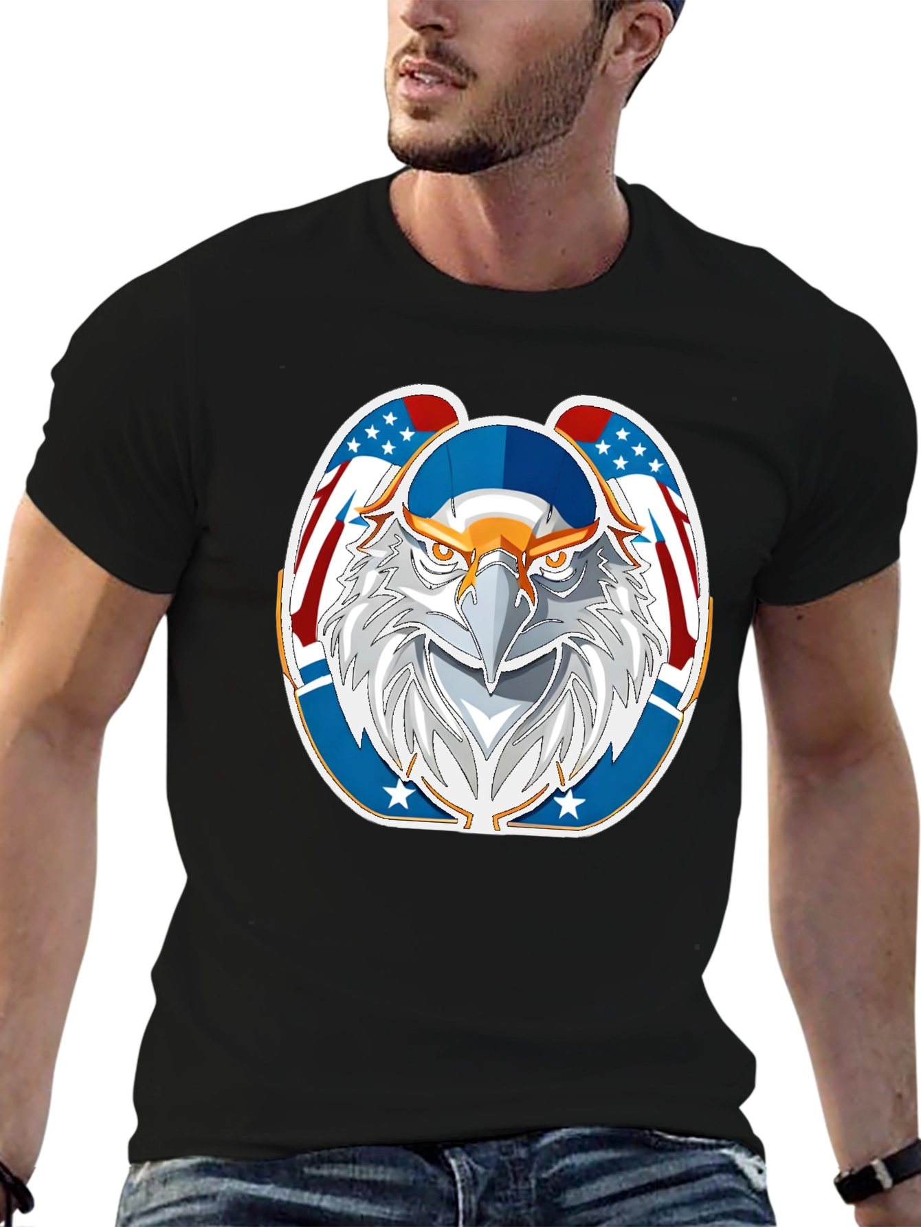 Patriotic Eagle Graphic Tee
