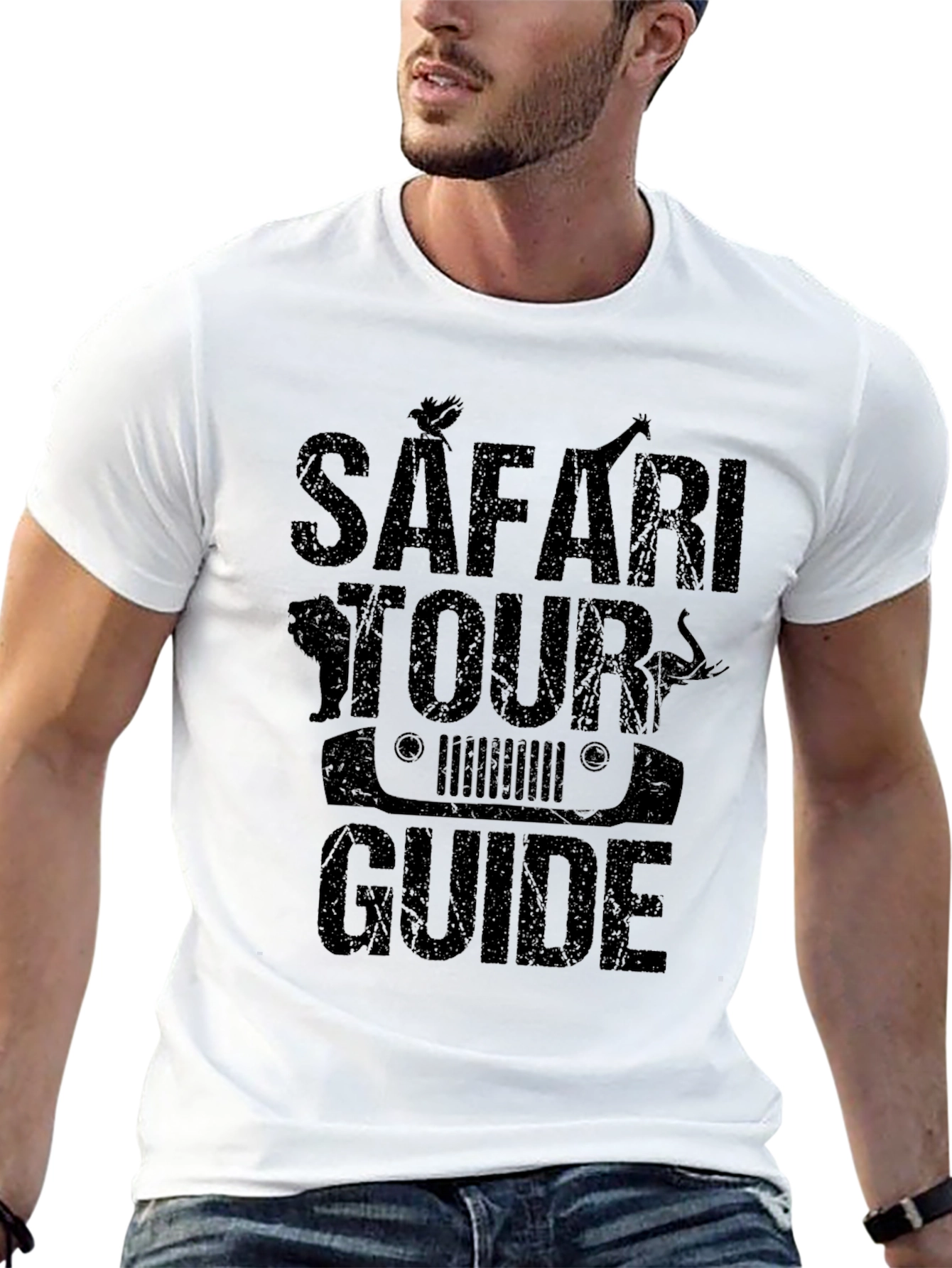 Safari Tour Guide Graphic Tee