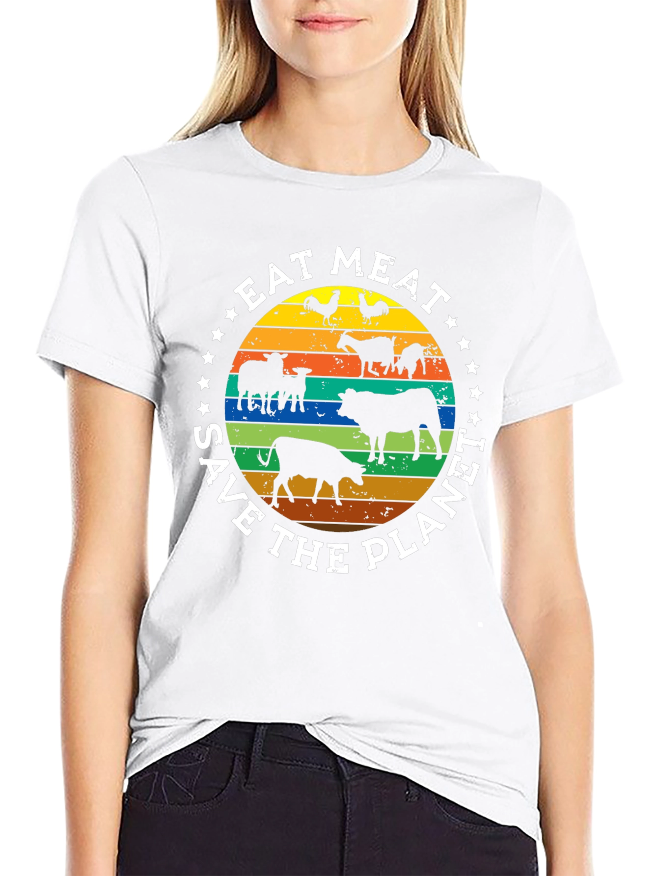 Eat Meat Save the Planet T-Shirt