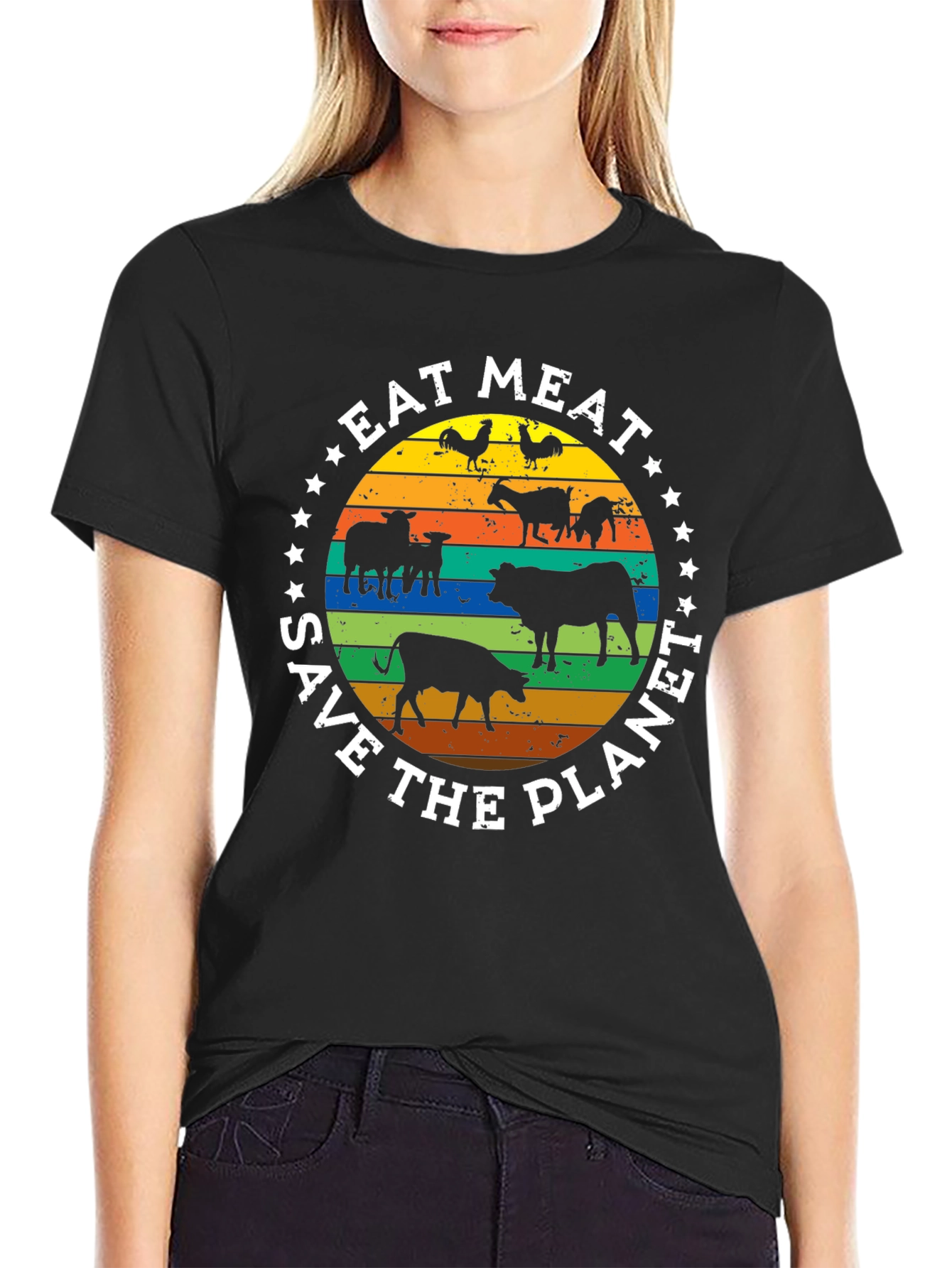 Eat Meat Save the Planet T-Shirt